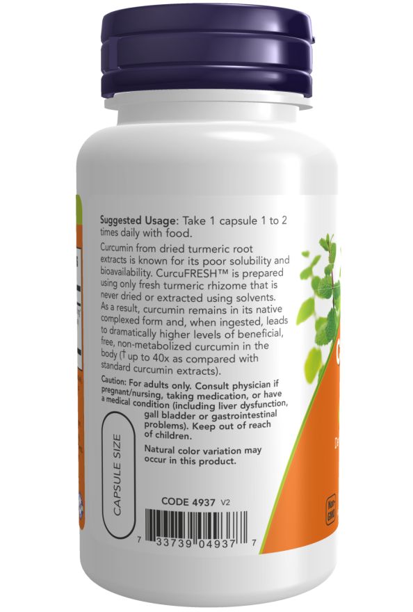 NOW FOODS CurcuFRESH™ Curcumin