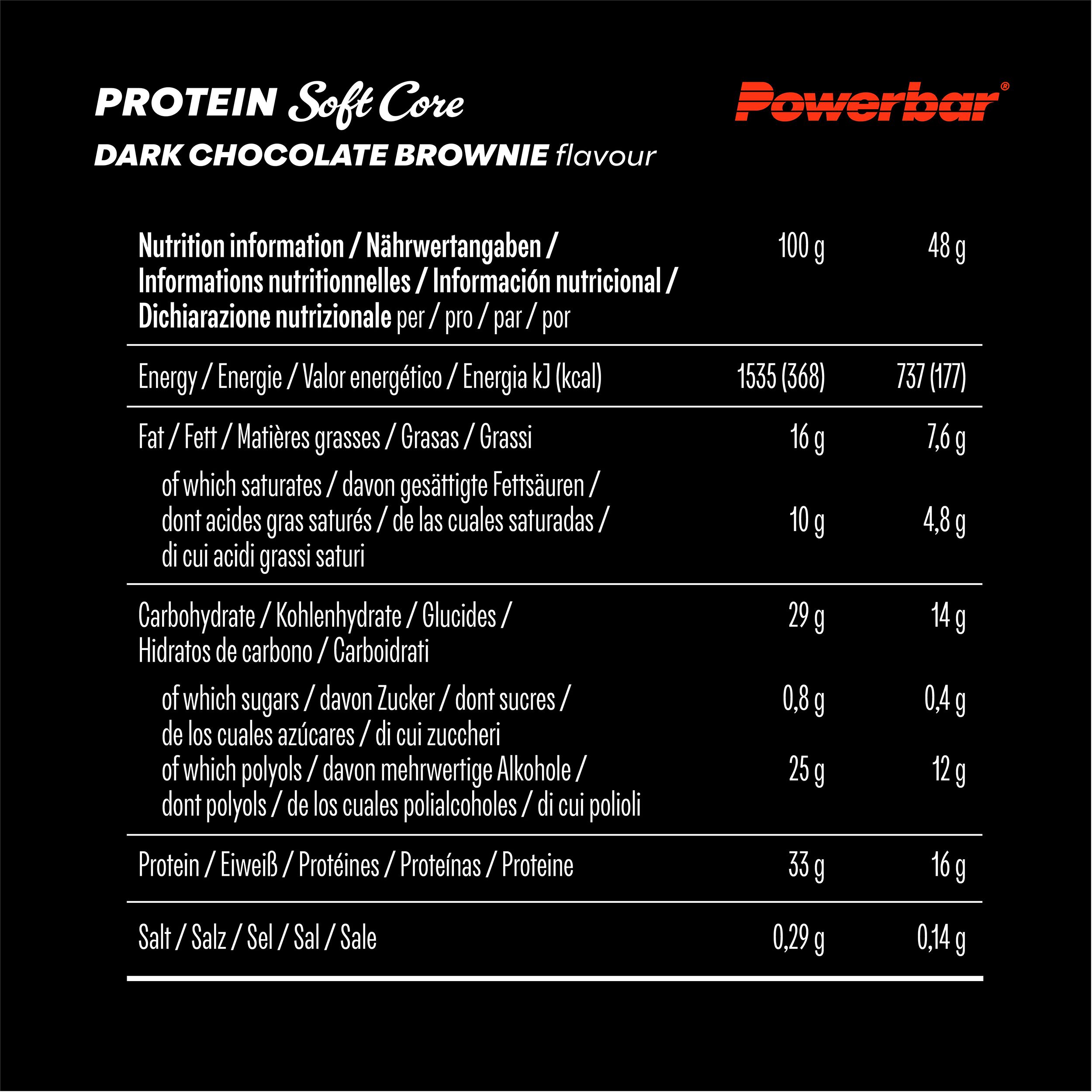 POWERBAR Soft Core Dark Chocolate Brownie