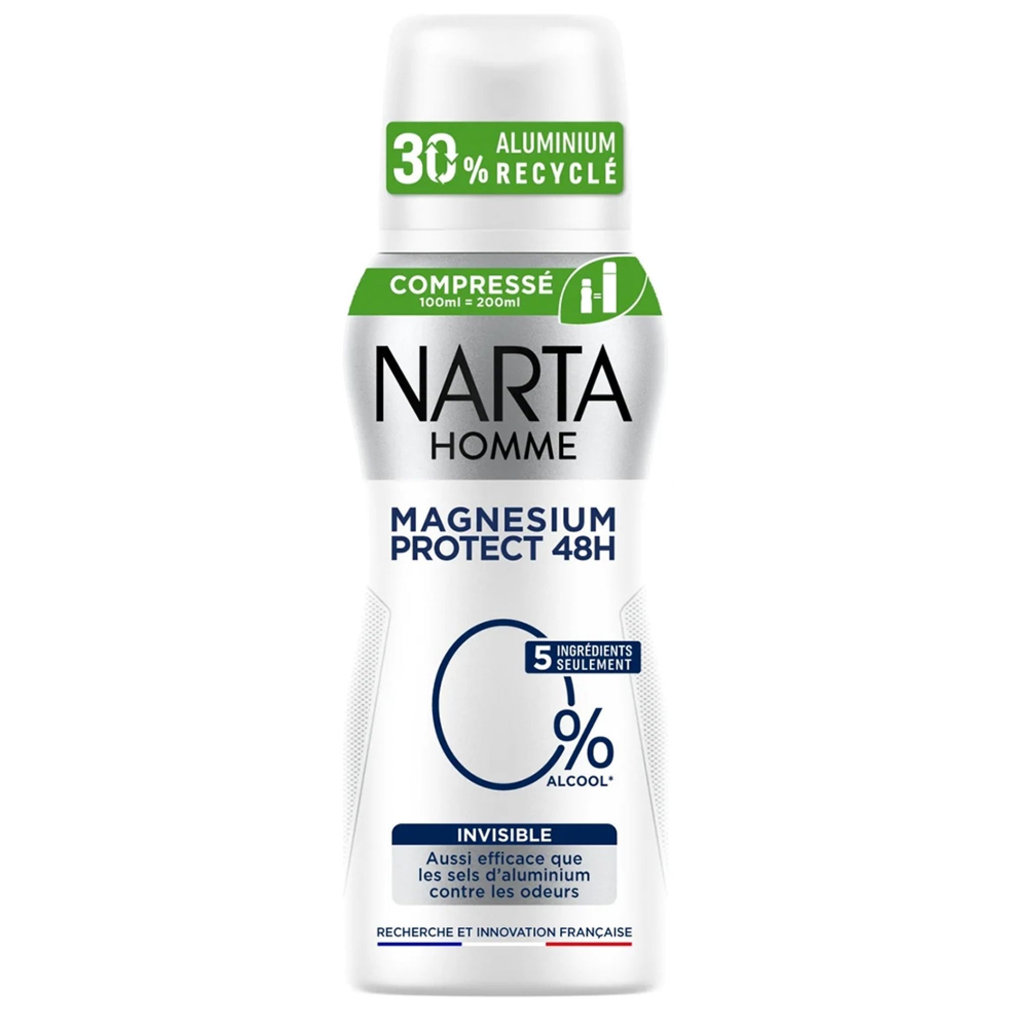Narta Homme Magnesium Protect 48H Invisible Deodorant Spray 13,5x4,3x4,3 cm