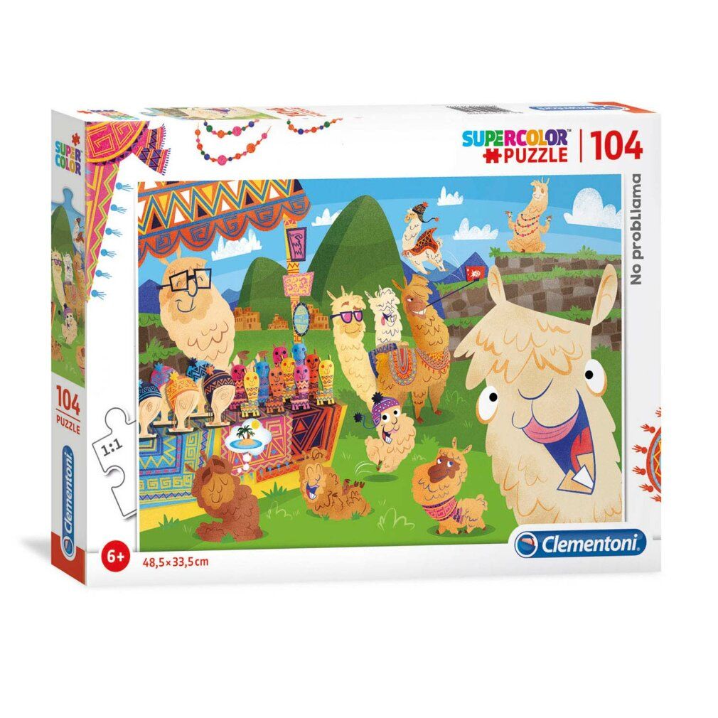 Clementoni 104 Pcs.Puzzle No Probllama 27279 X6
