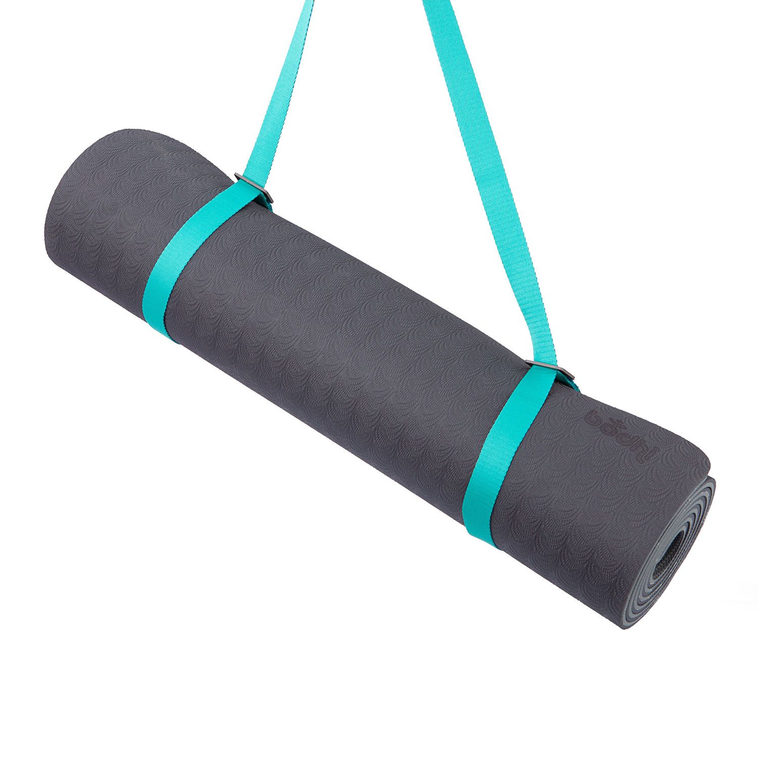 bodhi Zweifarbiger Yogamatten-Tragegurt, petrol/türkis
