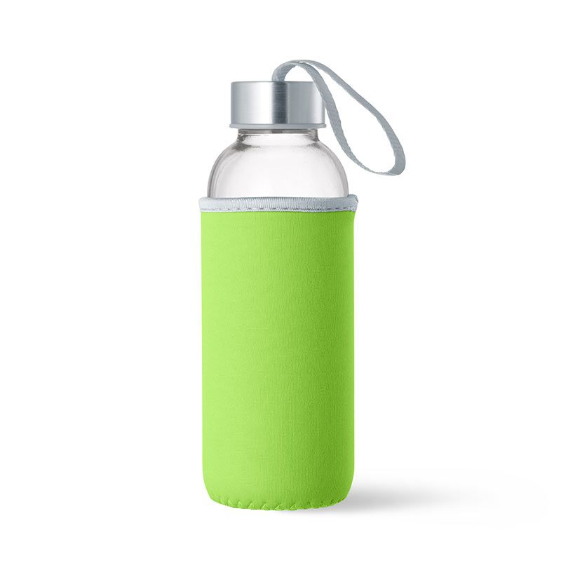 Bottega Verde Borraccia in vetro con custodia in neoprene