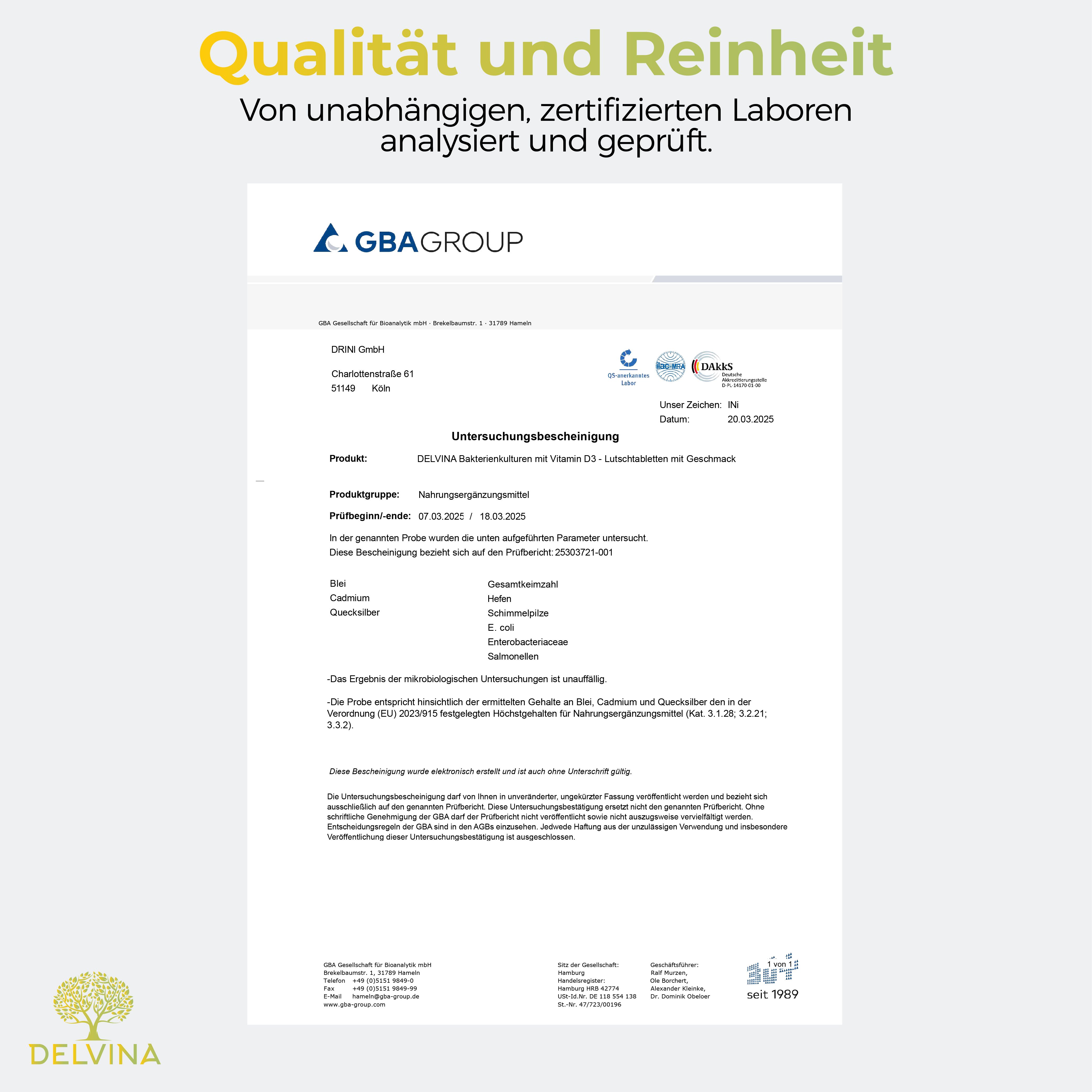 Delvina Mundflora - Lutschtabletten gegen Mundgeruch (Himbeergeschmack)