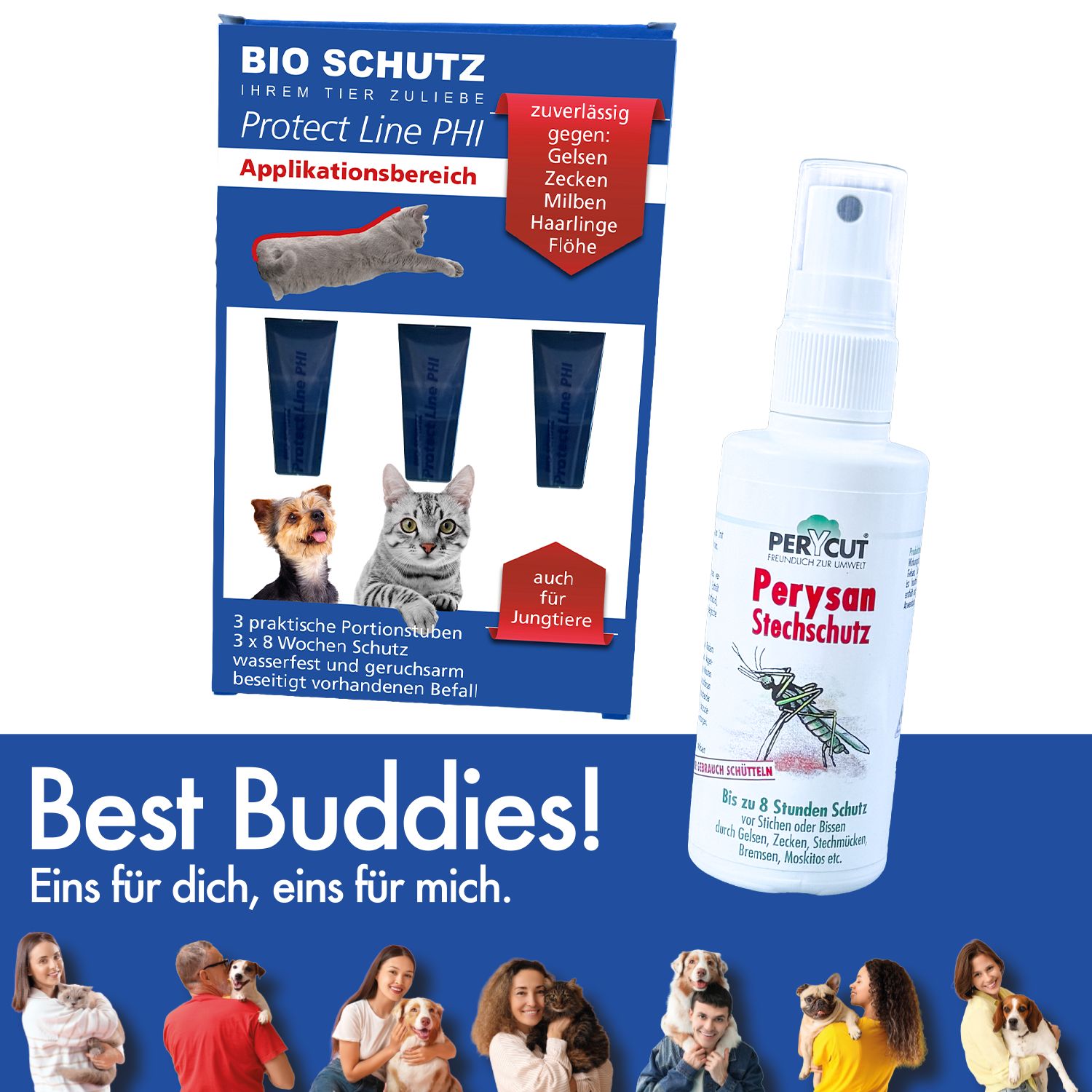 Buddy Set - Mensch & Tier Zeckenschutz