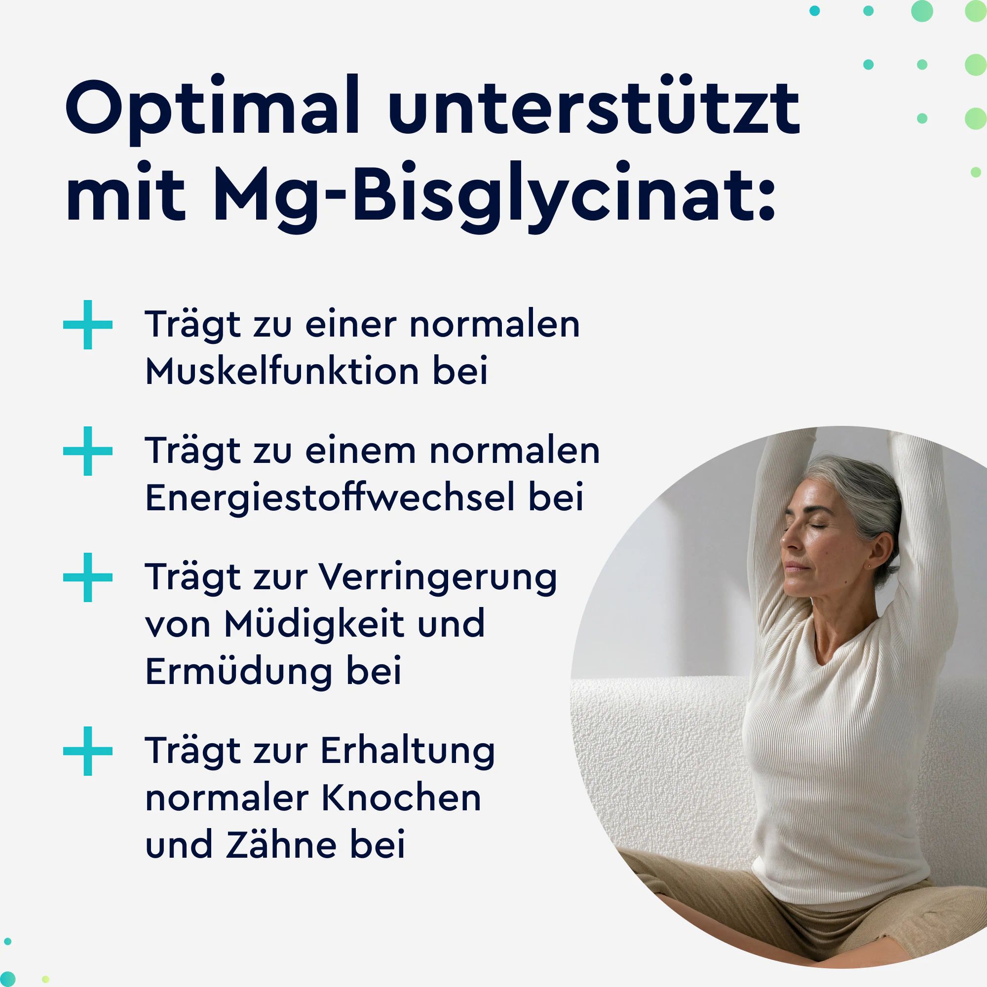 gloryfeel ® Magnesium Bisglycinat hochdosiert 240 Kapseln - 400mg Chelatiertes Magnesium