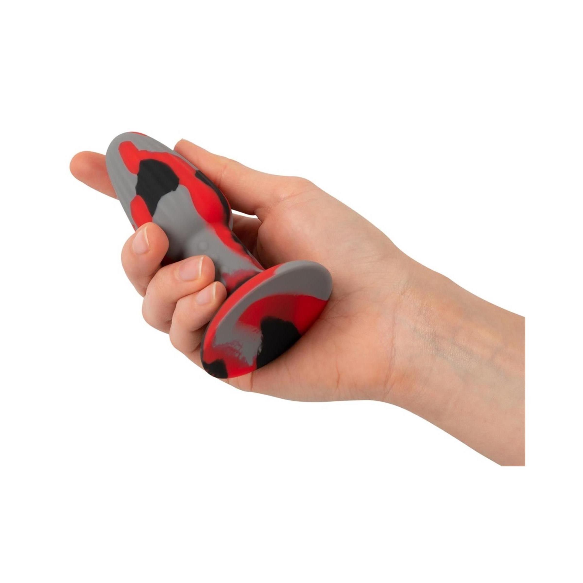 ANOS Triple Color Butt Plug 4 cm