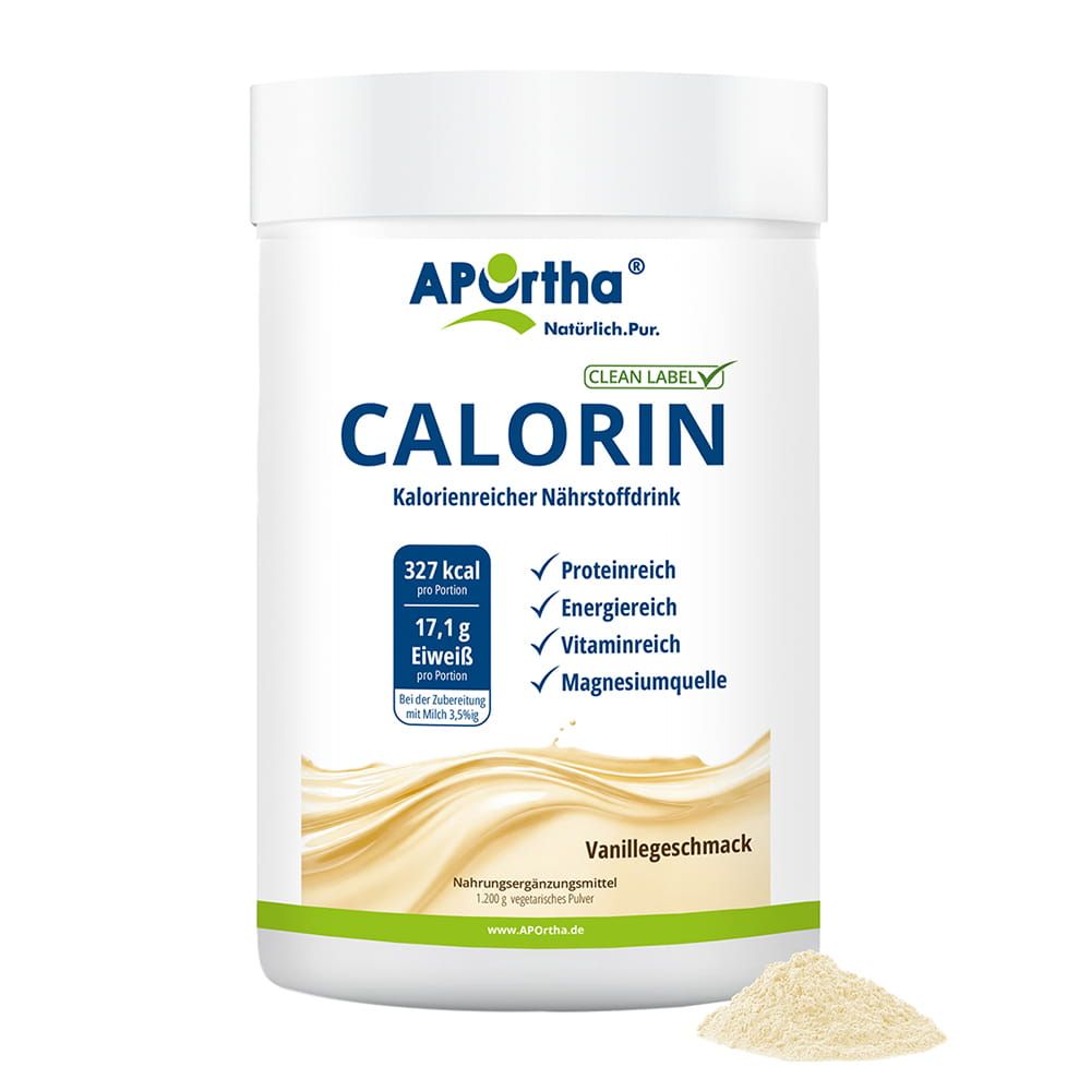 Aportha Calorin Kalorien Nährstoffdrink Vanille 1200 g Pulver