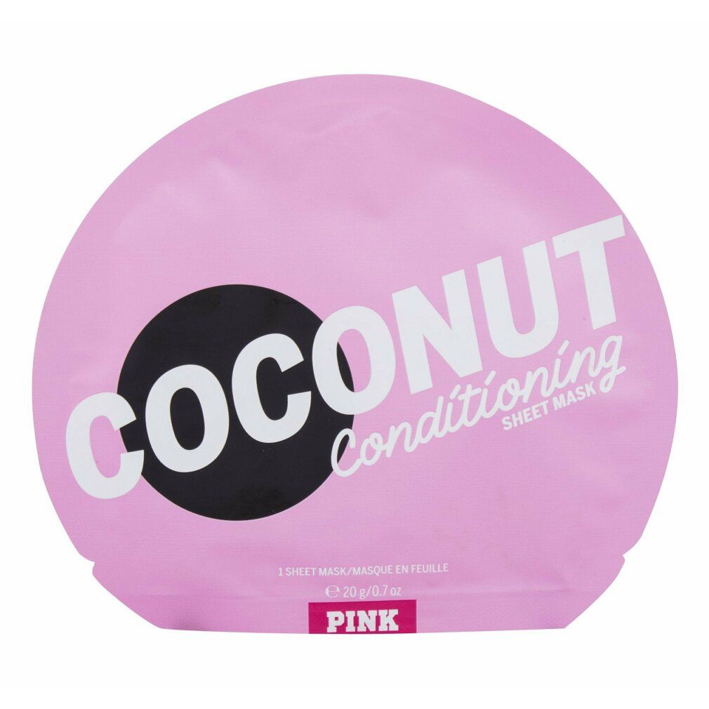 Victoria's Secret Pink Coconut Conditioning Sheet Mask Gesichtsmaske 0,025 kg
