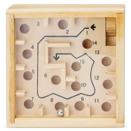 CN Club Nautico Geschicklichkeitsspiel Labyrinth aus Holz