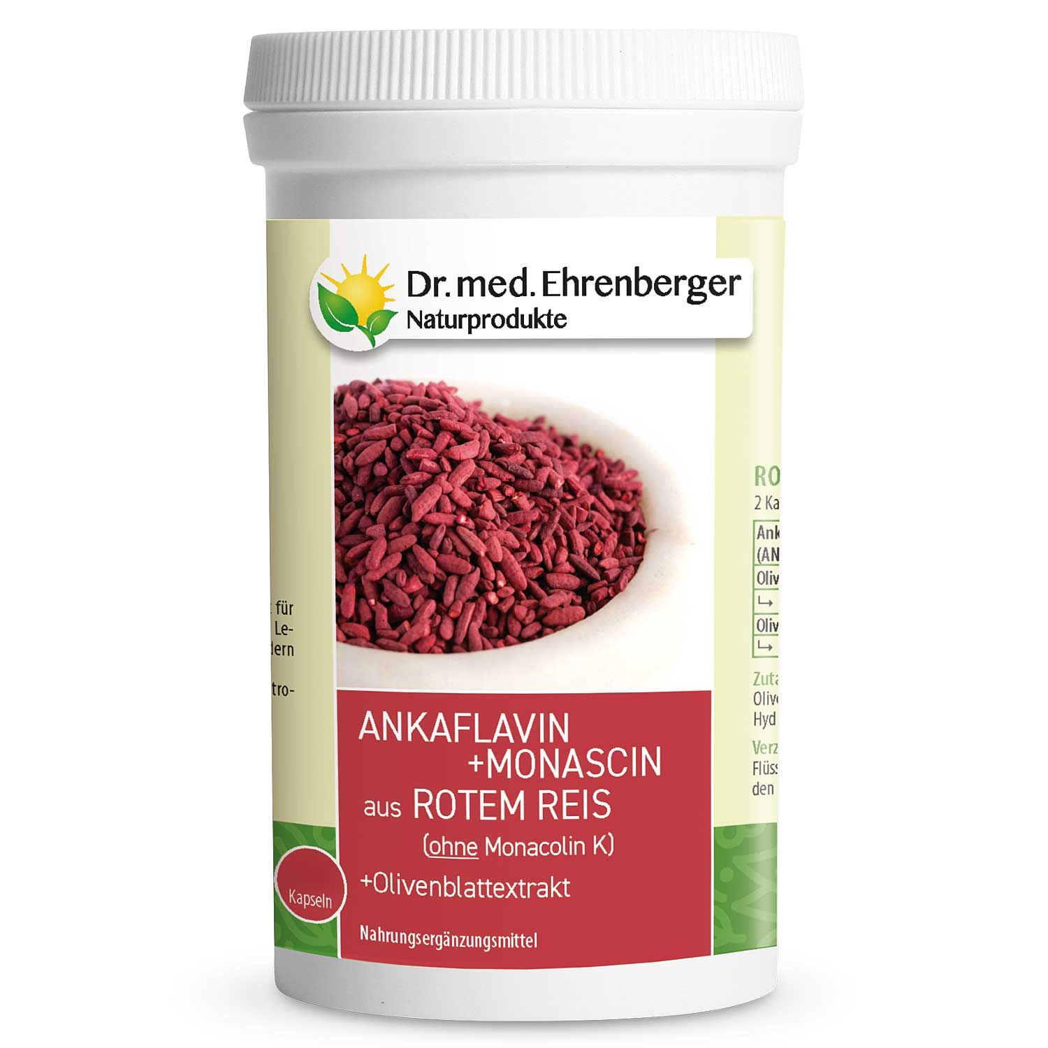 Dr. Ehrenberger Roter Reis + Olivenblatt Kapseln 60 St