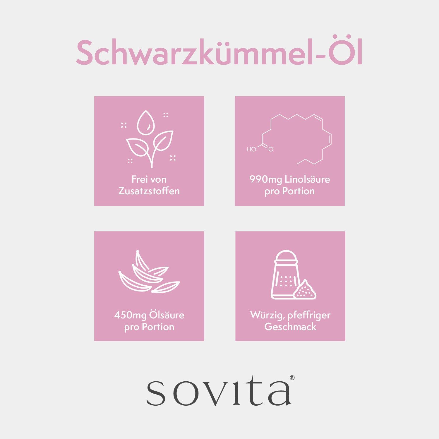 sovita Schwarzkümmel-Öl