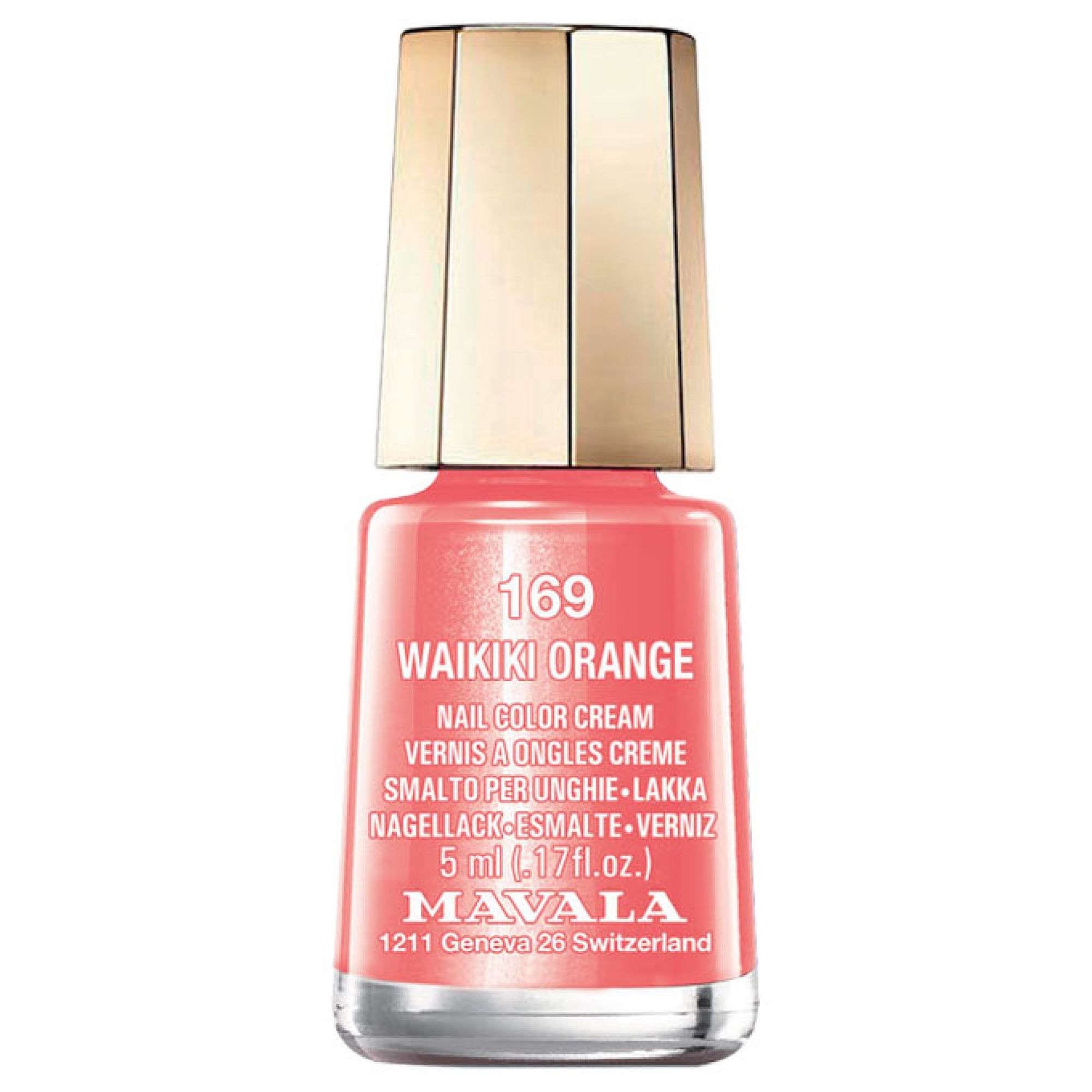 Nagellack 169 Waikiki orange 5,5x2,3x2,3 cm Flüssigkeit