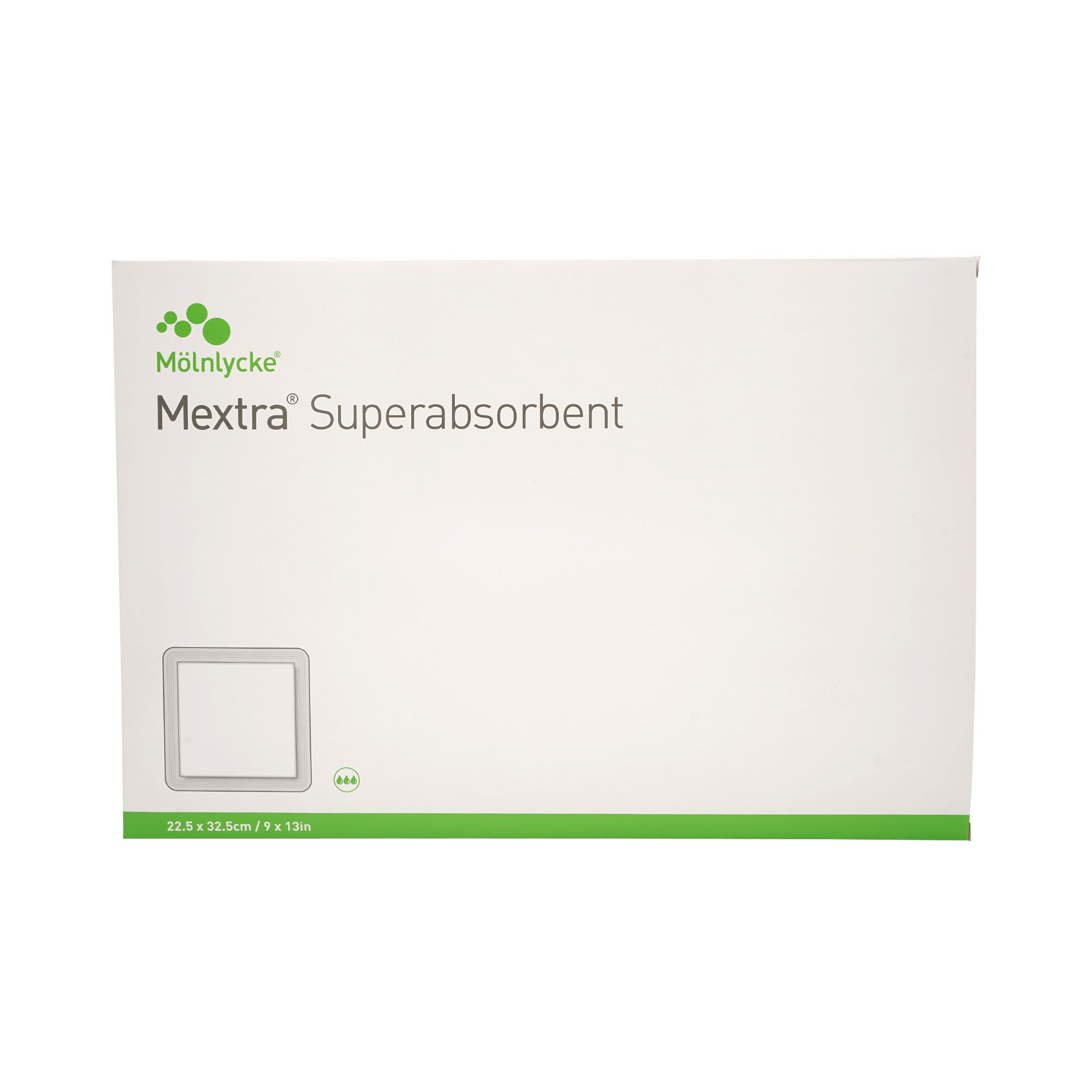 Mextra Superabsorbent Verband 22,5 x 32,5 cm (10 Stk.)