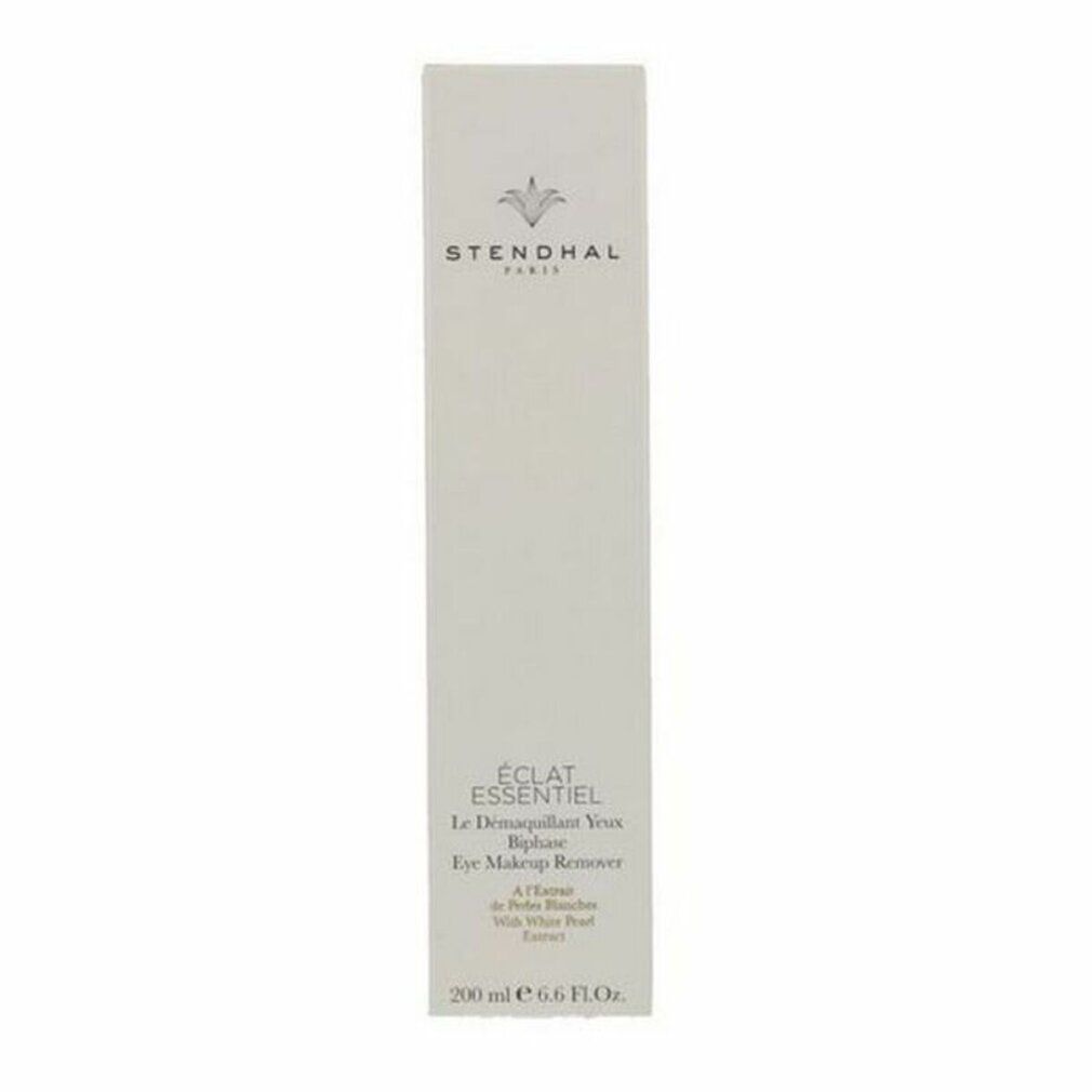 Stendhal Éclat Essentiel Eye Makeup Remover Verpackung. Rechteckige, hohe Schachtel. Text: 'Eye Makeup Remover'.