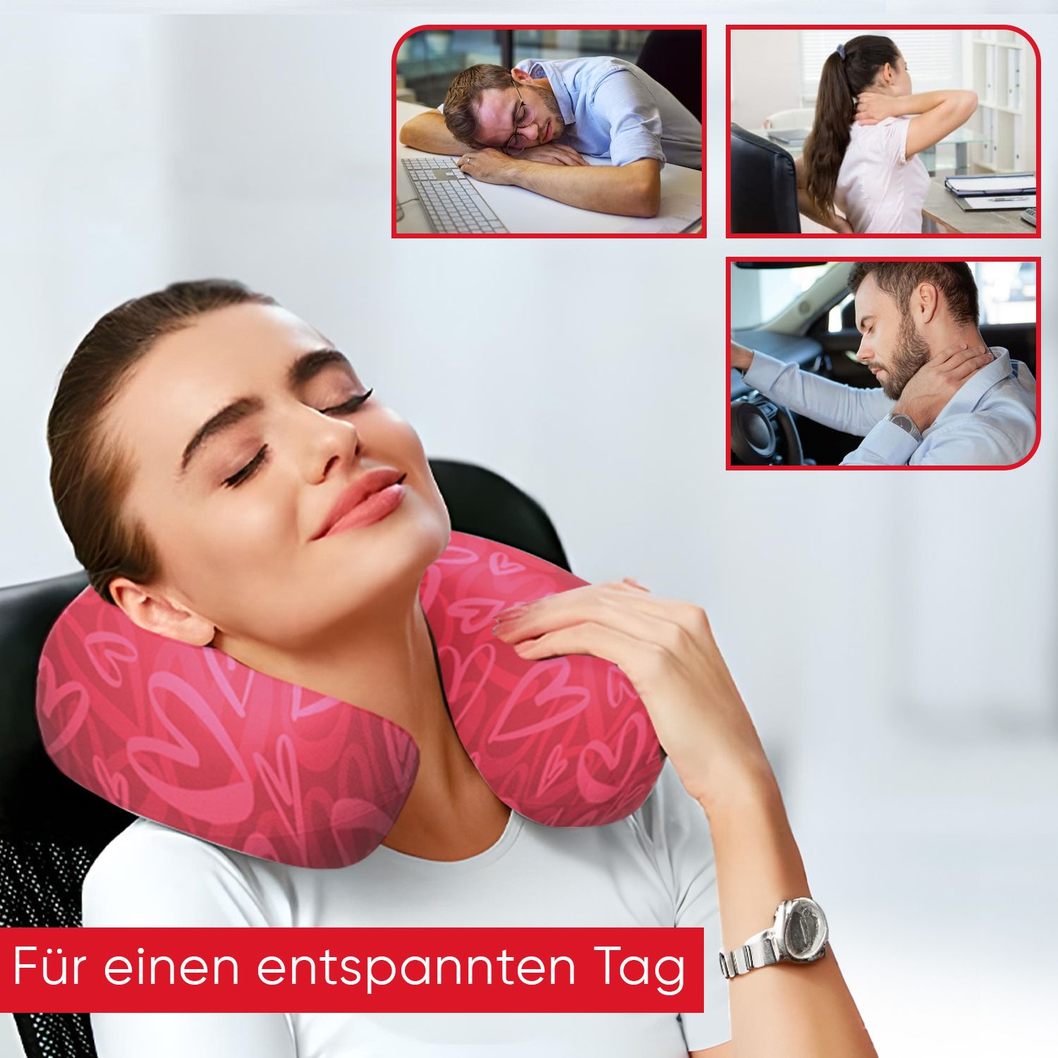 EVE Textile Nacken- und Reisekissen Herz