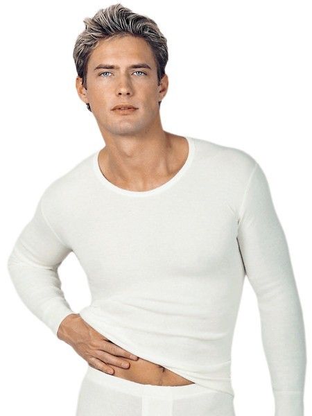 Medima Herren Unterhemd langarm 40% Angora
