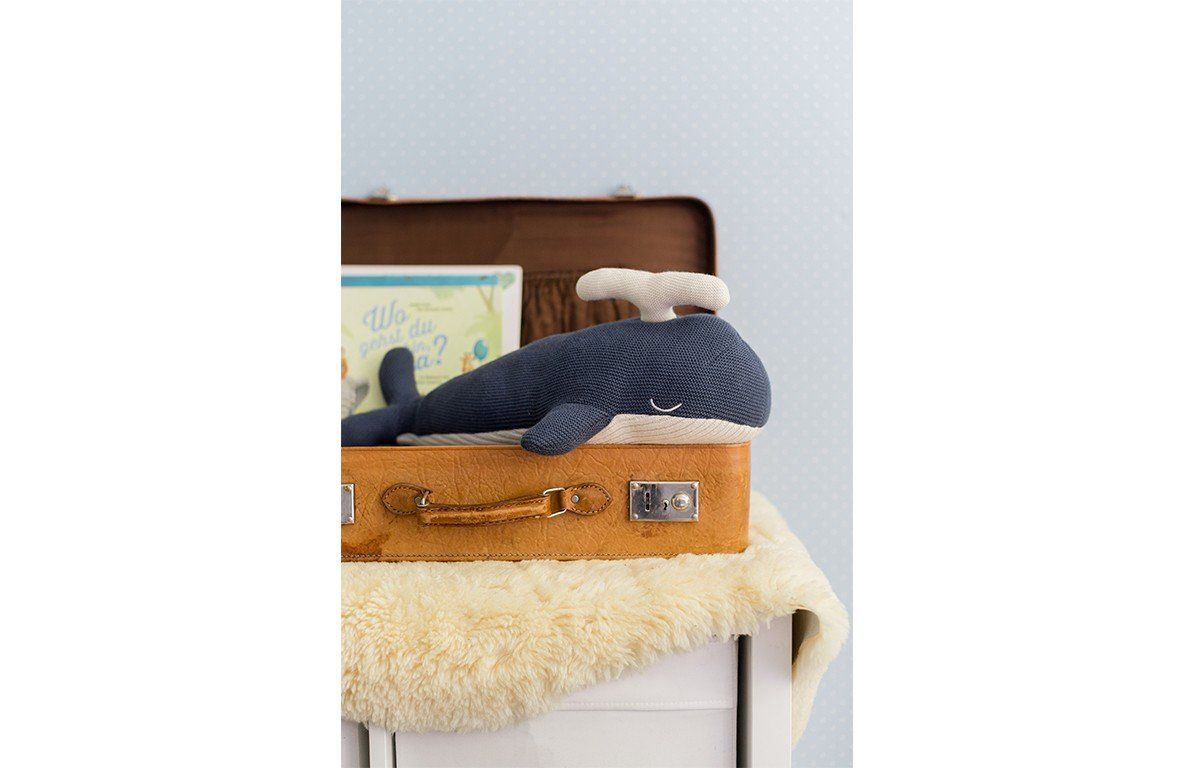 Kindsgut Kuscheltier Wal