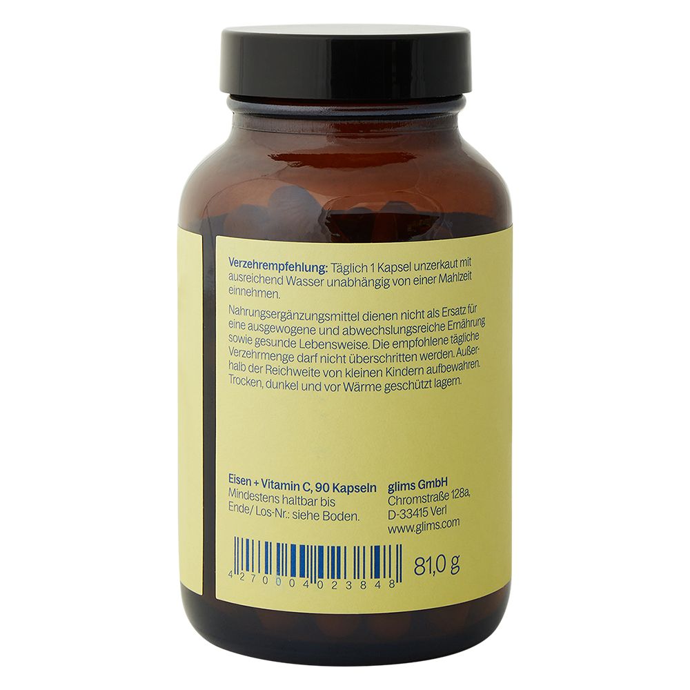 glims® Eisen aus Curryblatt + Vitamin C