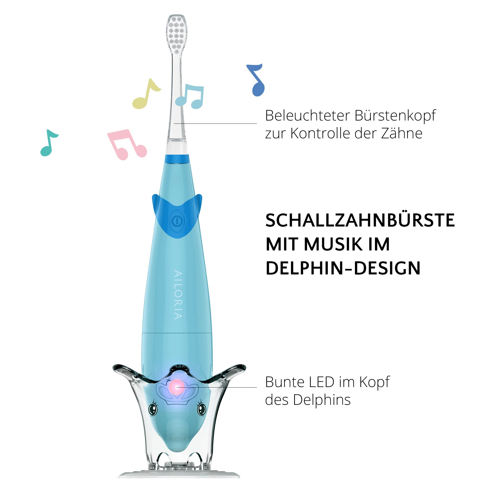 AILORIA BUBBLE BRUSH Kinder-Schallzahnbürste