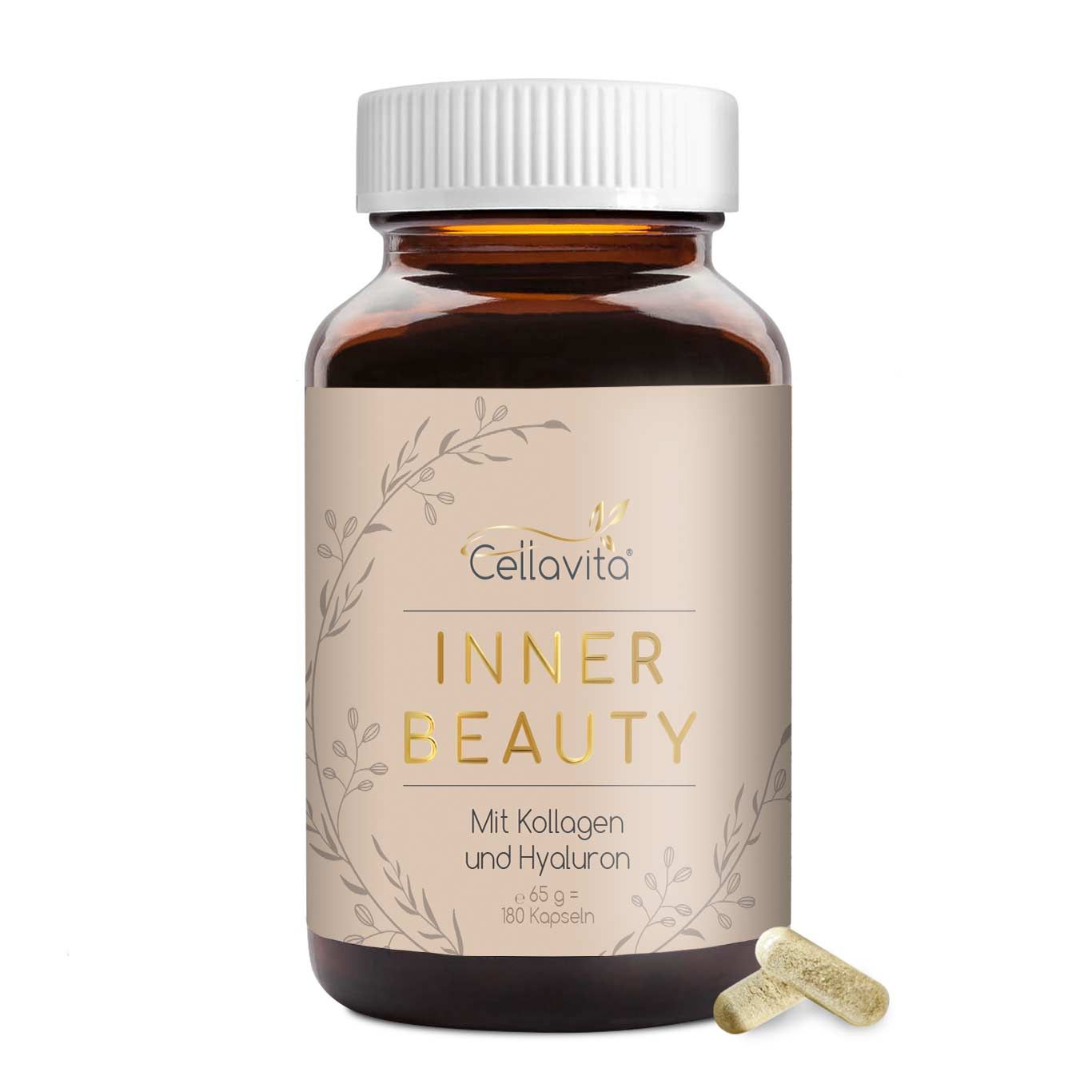 Cellavita - Inner Beauty mit Kollagen und Hyaluron 65 g Kapseln