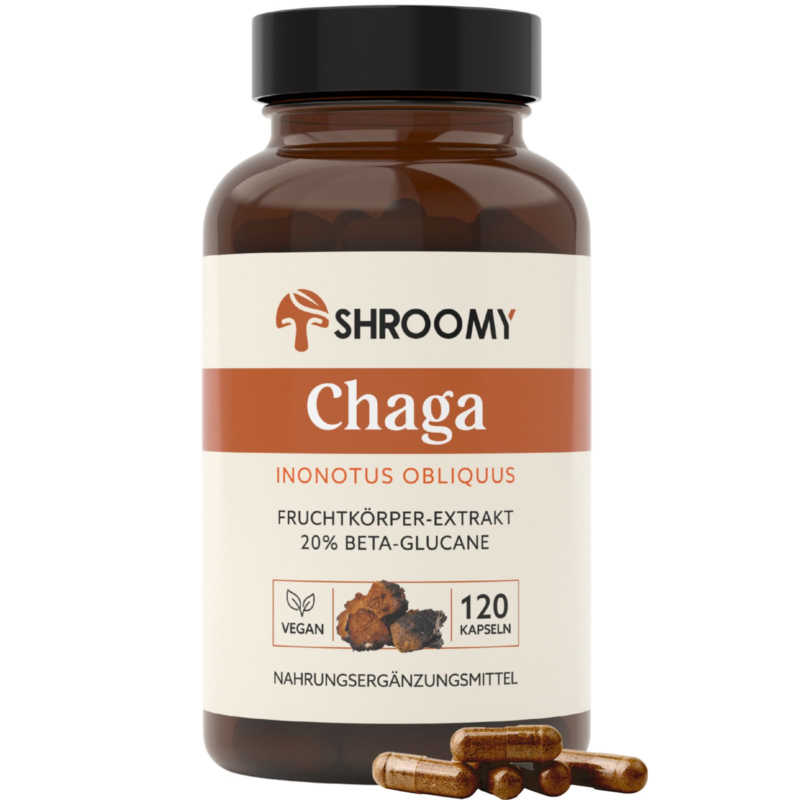 Shroomy Chaga Kapseln 120 St