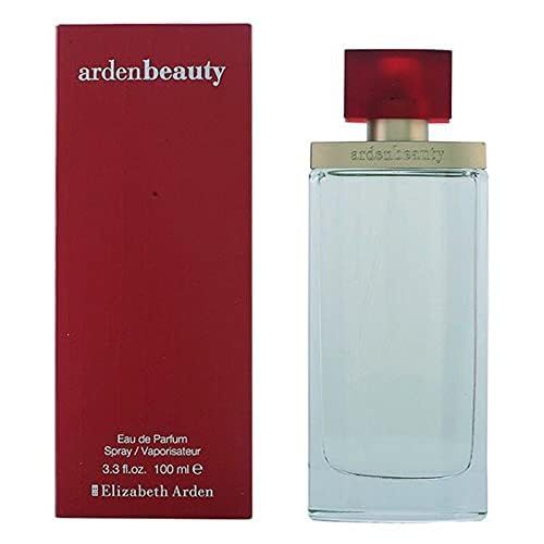 Roter Karton und Flakon. Auf dem Karton steht "ardenbeauty" und "Elizabeth Arden".