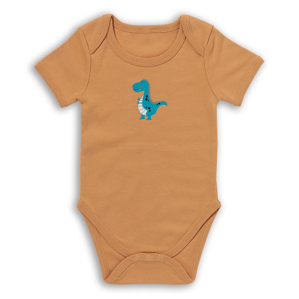 schlummersack Baby Body Kurzarm aus 100% Bio-Baumwolle Größe 92 Jurassic