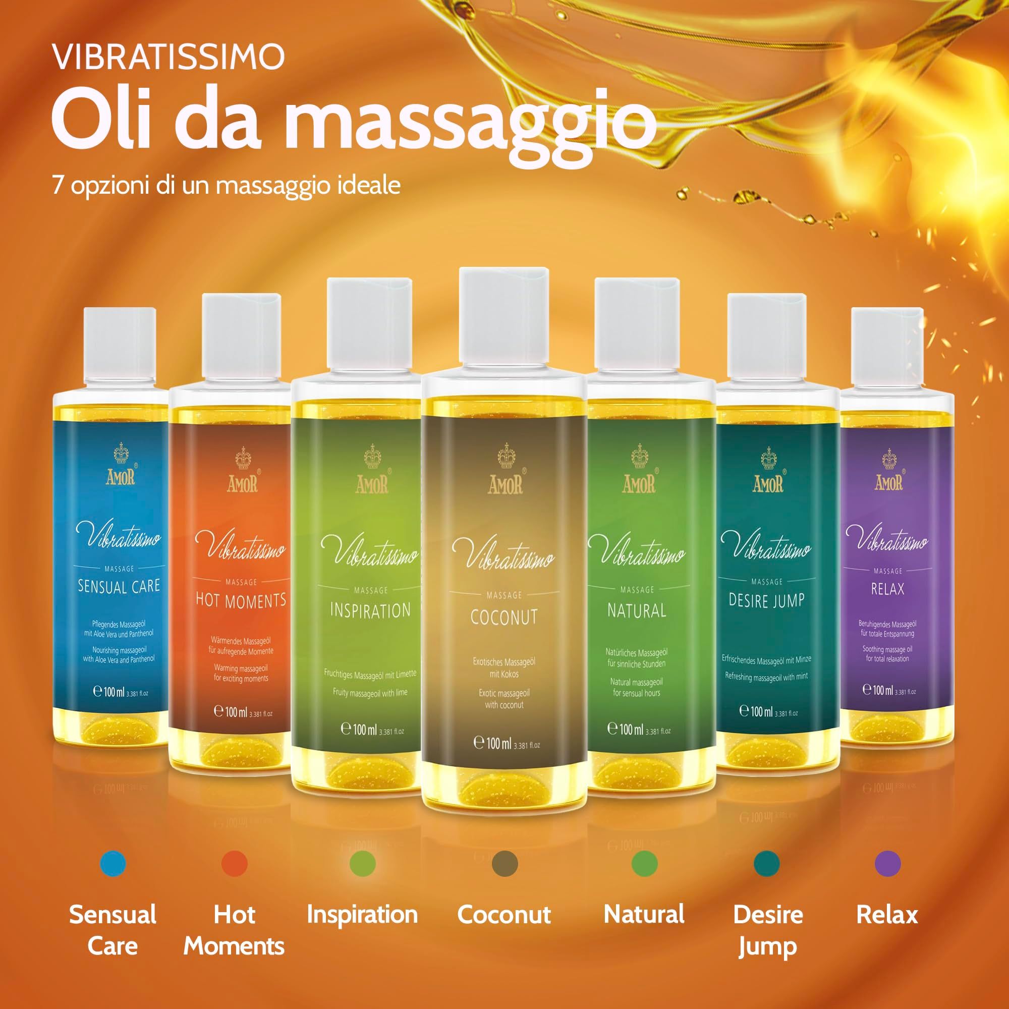 Vibratissimo Massageöl Hot Moments