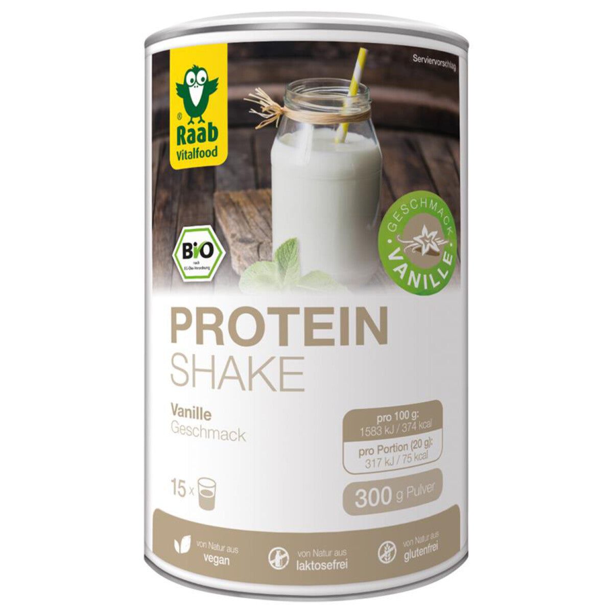 Raab Protein Shake Vanille glutenfrei 300 g - Shop Apotheke