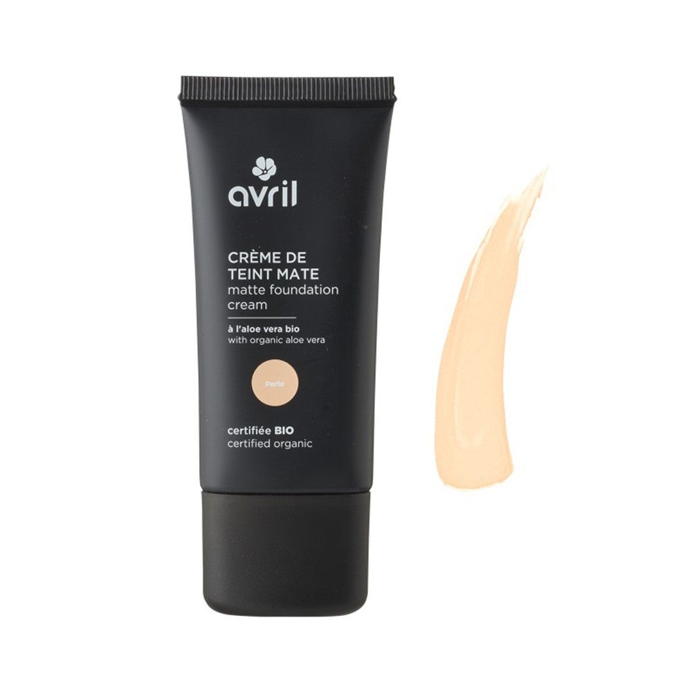 Avril - Zertifizierte Bio-Matt-Foundation-Creme - Perle
