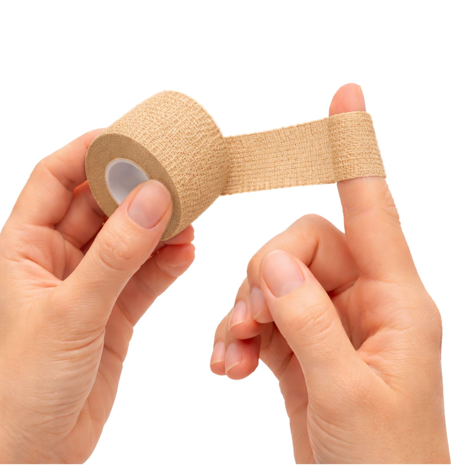 FAP First Aid Products - Finger-Schnellverband beige - elastisch , selbsthaftend - 2,5 x 5 m