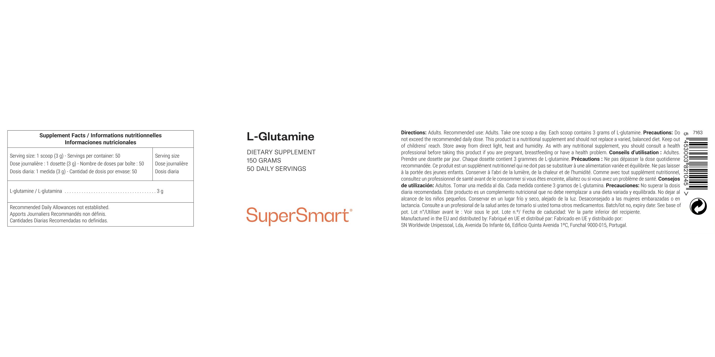 SuperSmart - L-Glutamine 150 St