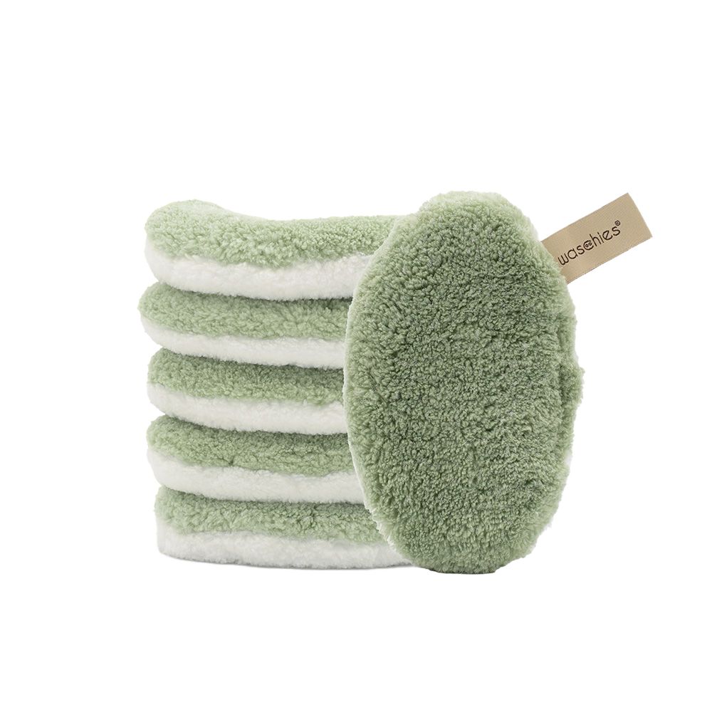 waschies nachhaltige Abschminkpads "Sage Edition" - 6er Set