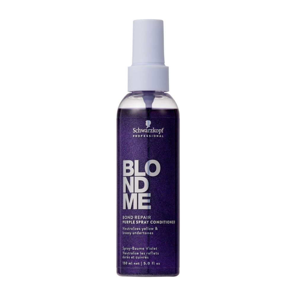 Schwarzkopf BlondMe Bond Repair Purple Spray Conditioner