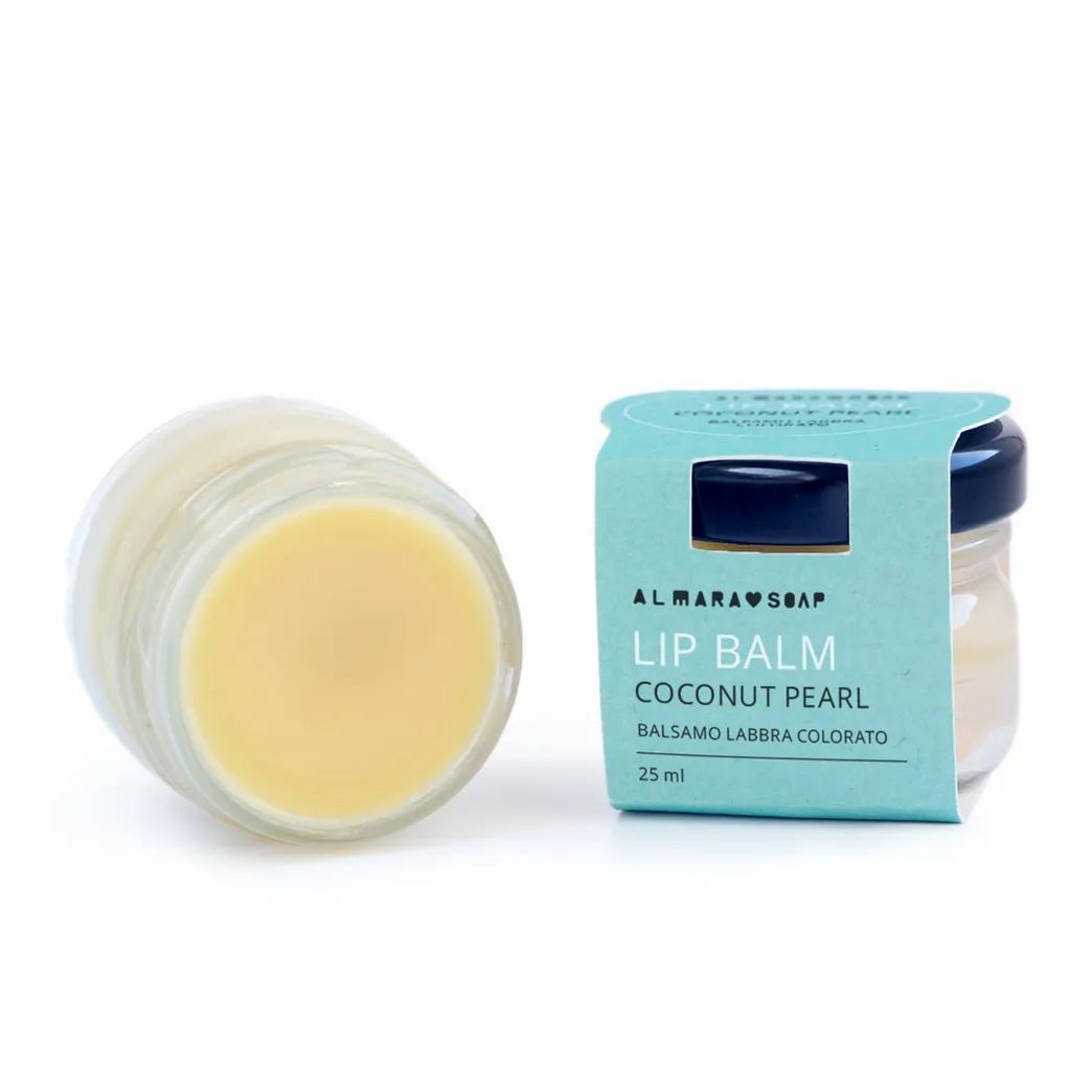 Almara Soap Lip Balm Coconut Pearl
