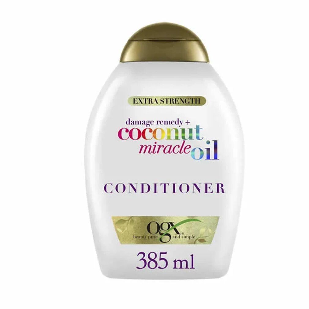 Ogx Coconut Miracle Oil Conditioner Flasche, 385 ml.