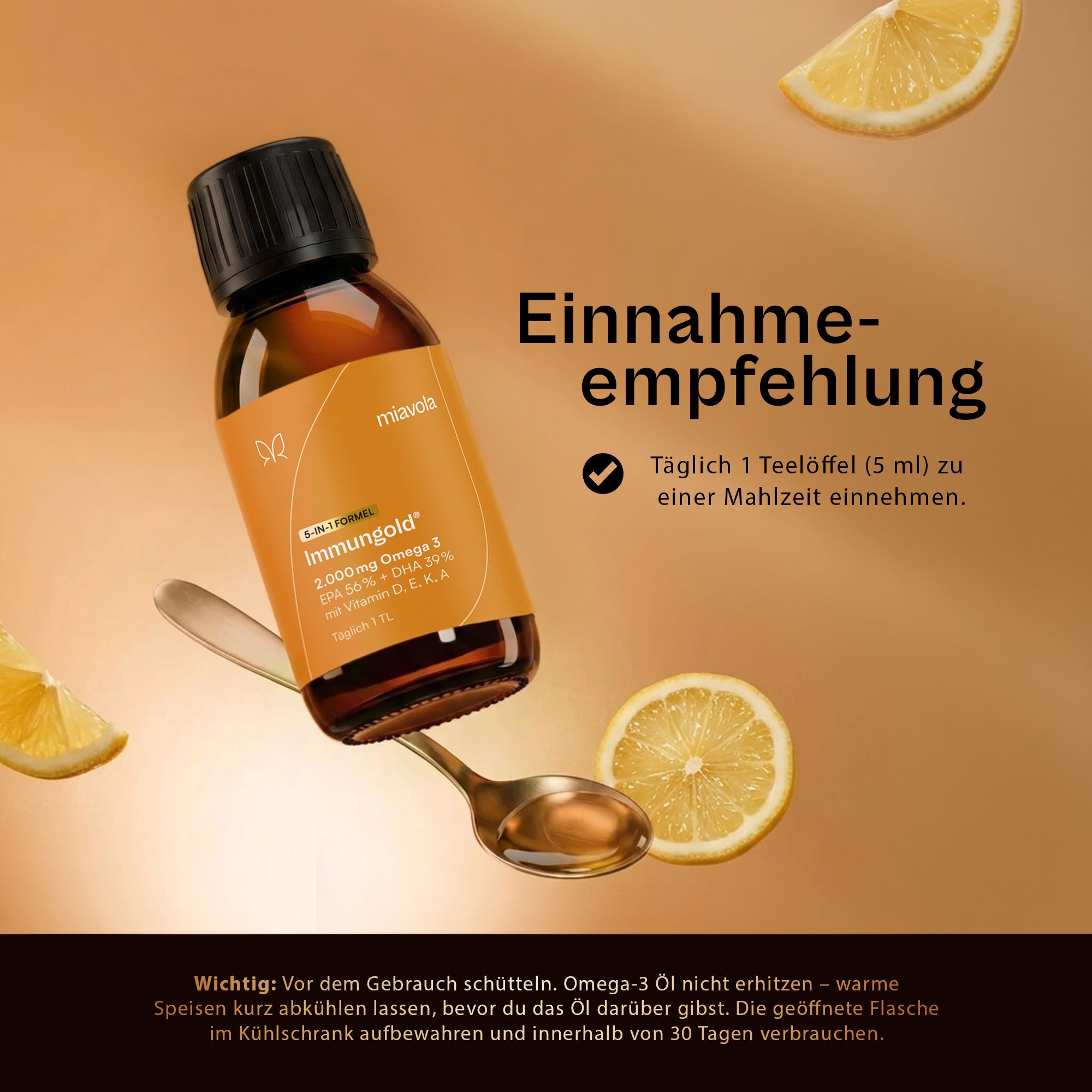 Immungold Omega 3-Komplex von miavola