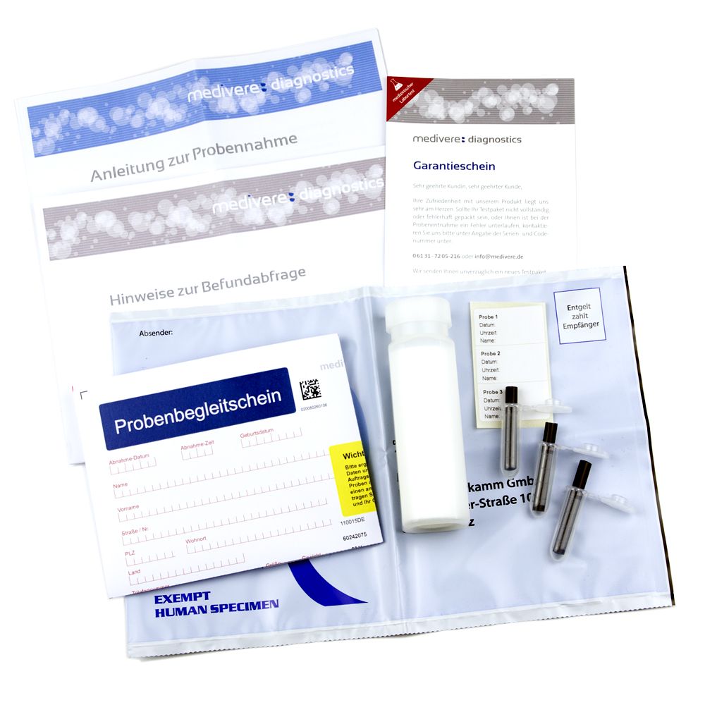 medivere Labordiagnostik Hormonprofil Frau Plus Speicheltest