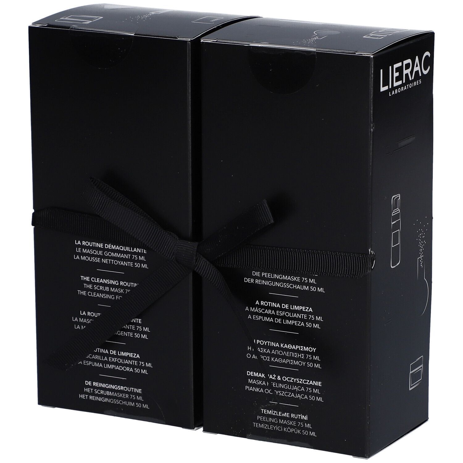 LIERAC Peeling Gesichtsmaske + Reinigungsschaum Geschenkset