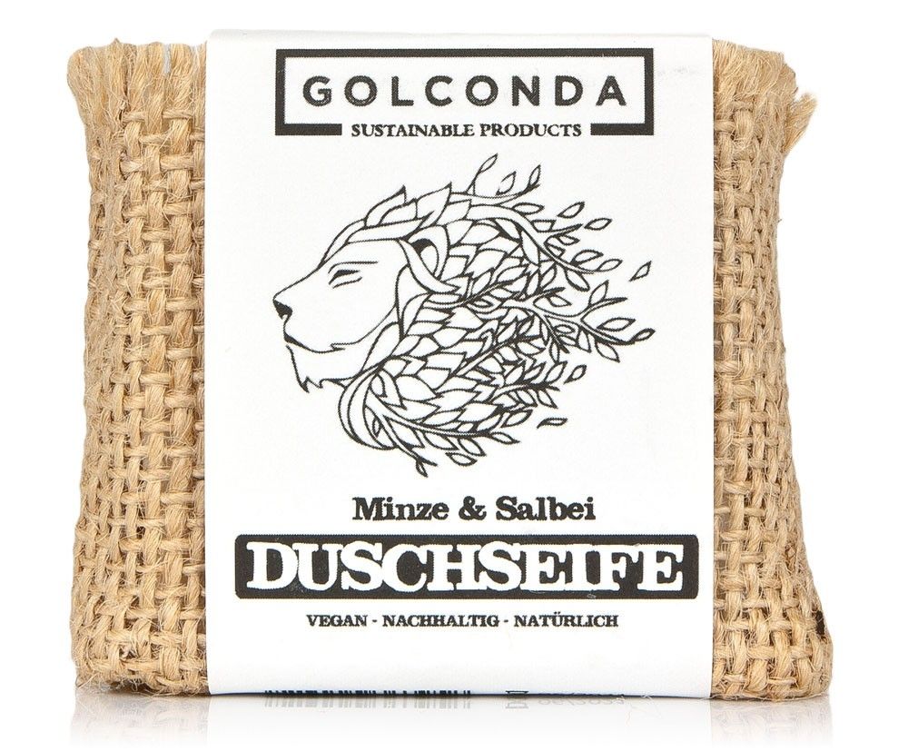 Golconda Duschseife Minze & Salbei 65g