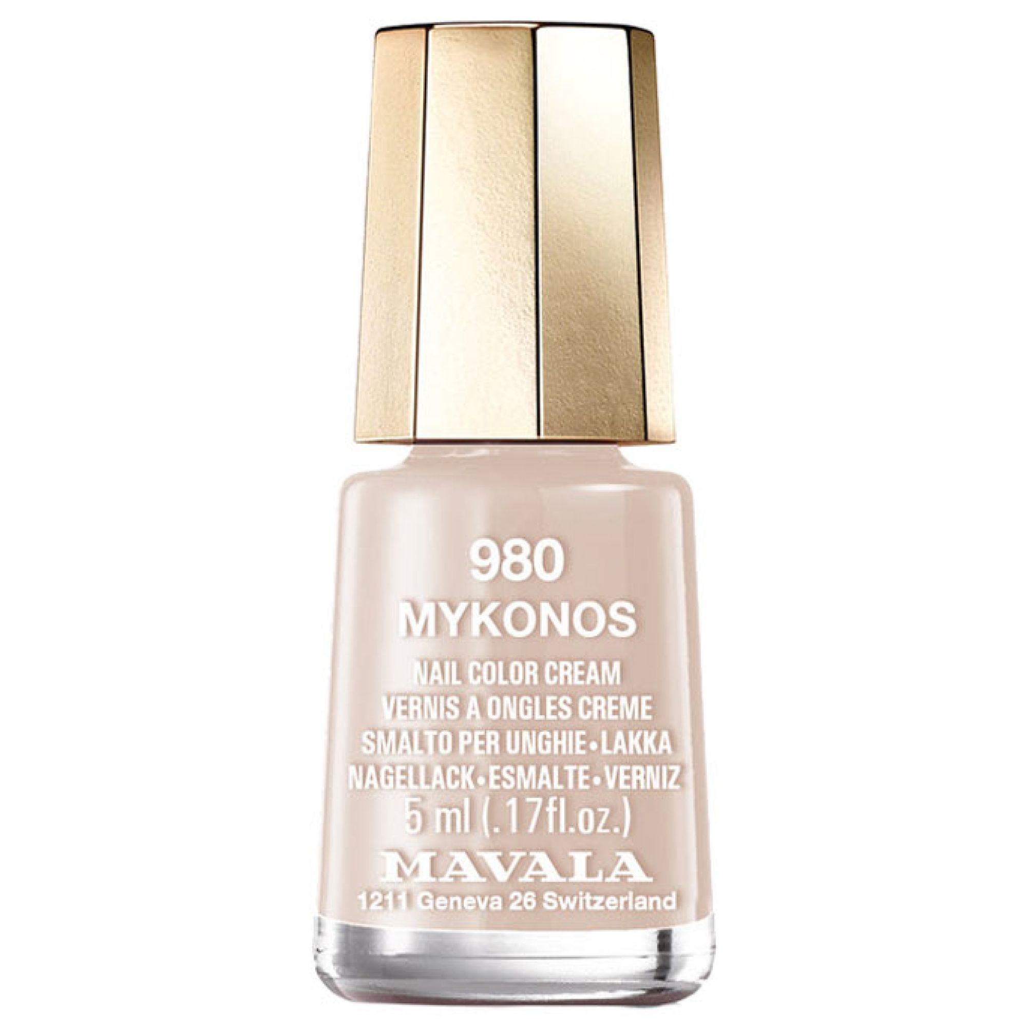 Mavala Mini Color Nagellack Creme 5 ml (Farbe : Beige) 5,5x2,3x2,3 cm