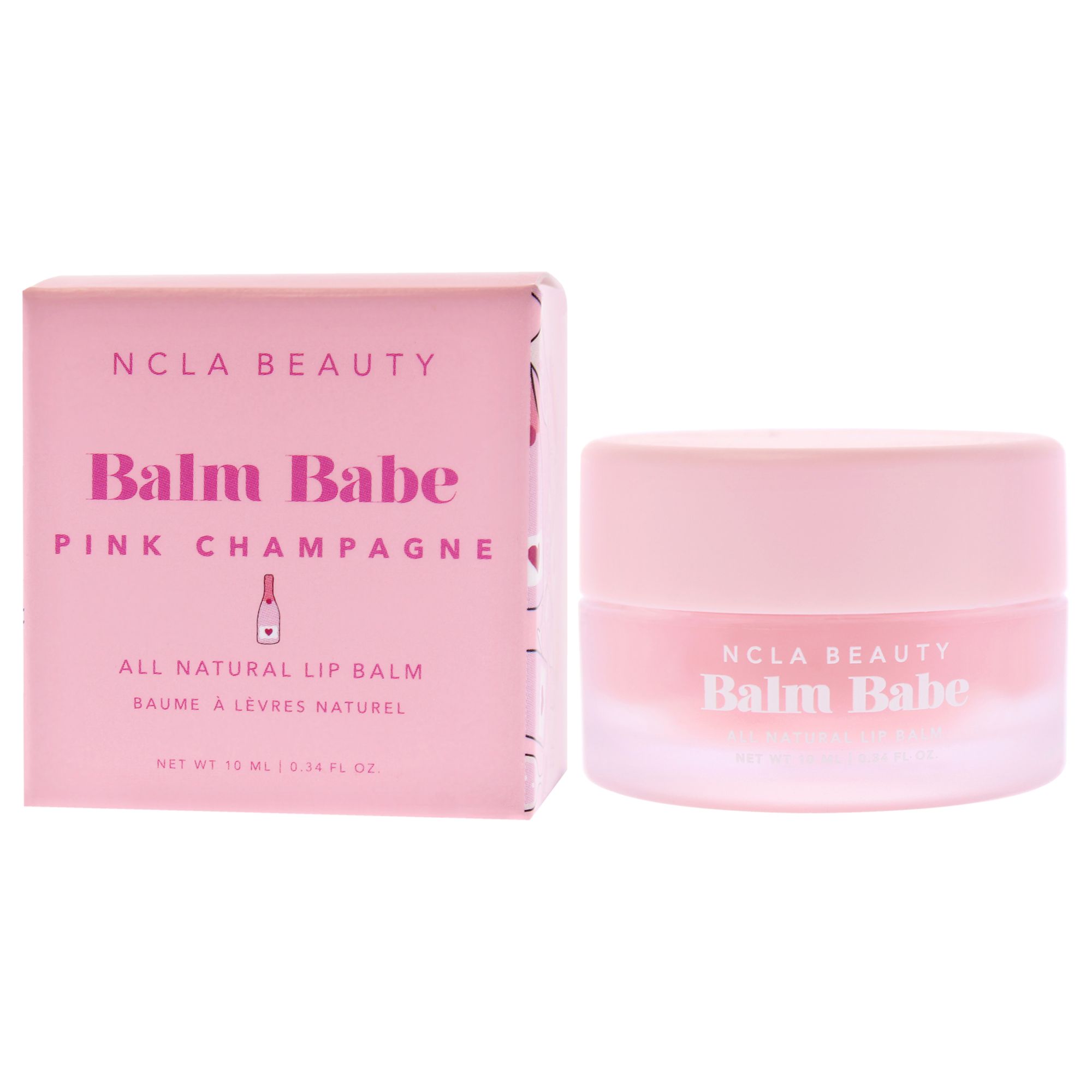 Balm Babe natürlich Lippenbalsam - Pink Champagne von NCLA
