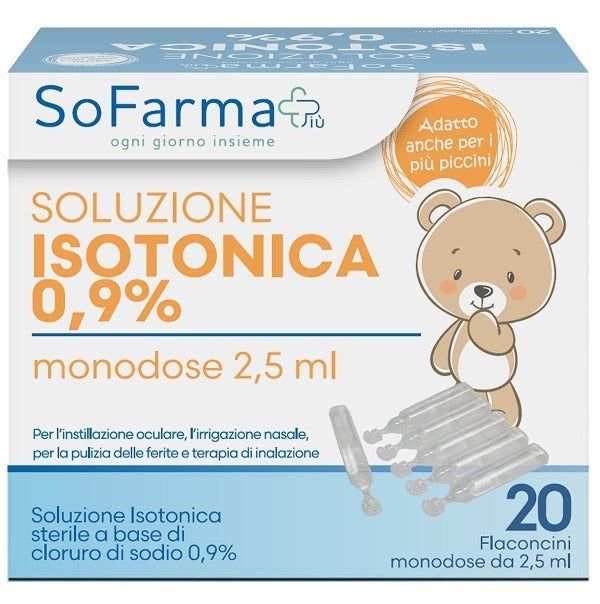 Sofarmapiu' Soluzione Salina 0,9% 20 Flaconi 2,5 Ml - Immagine 7