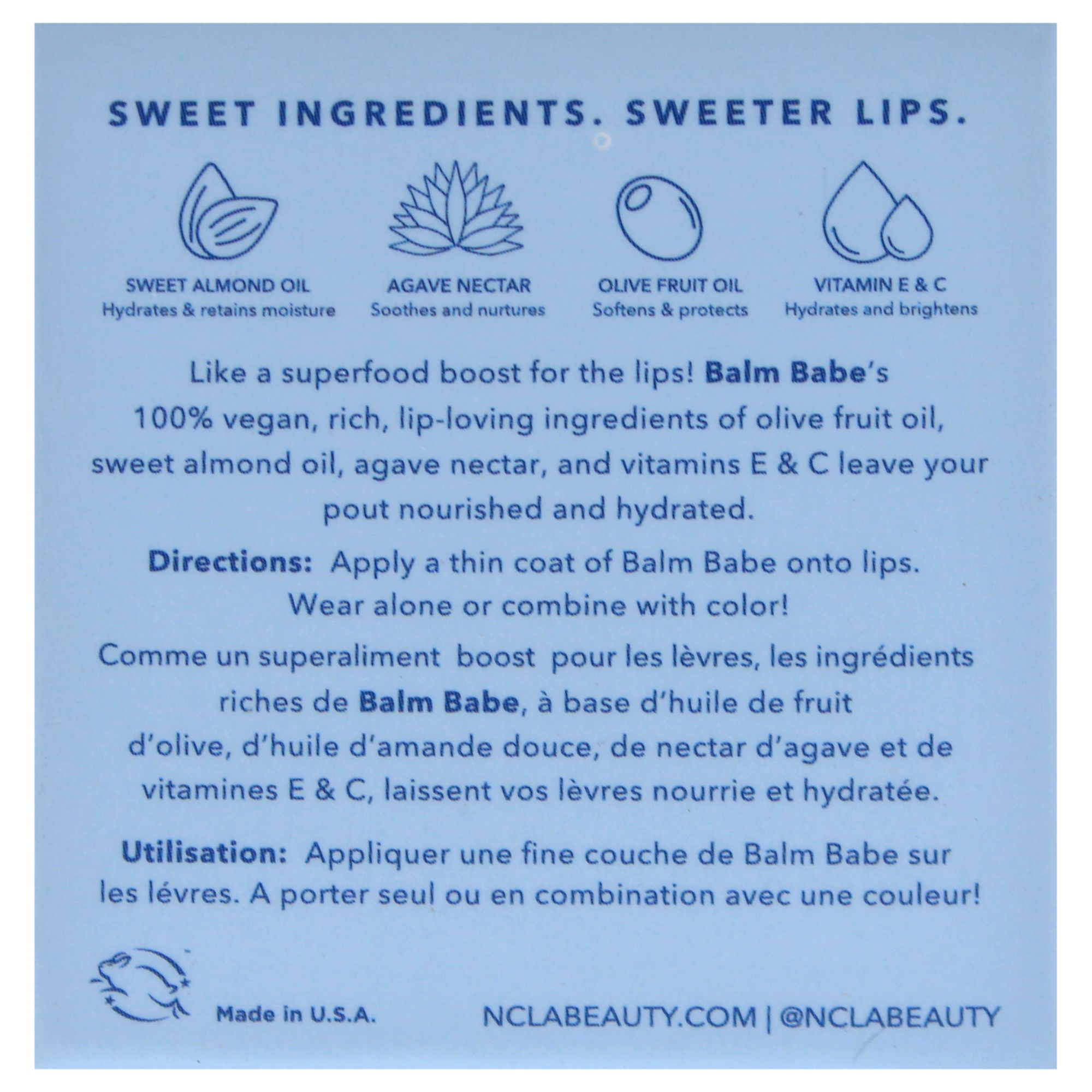 Balm Babe natürlicher Lippenbalsam - Gummy Bear von NCLA