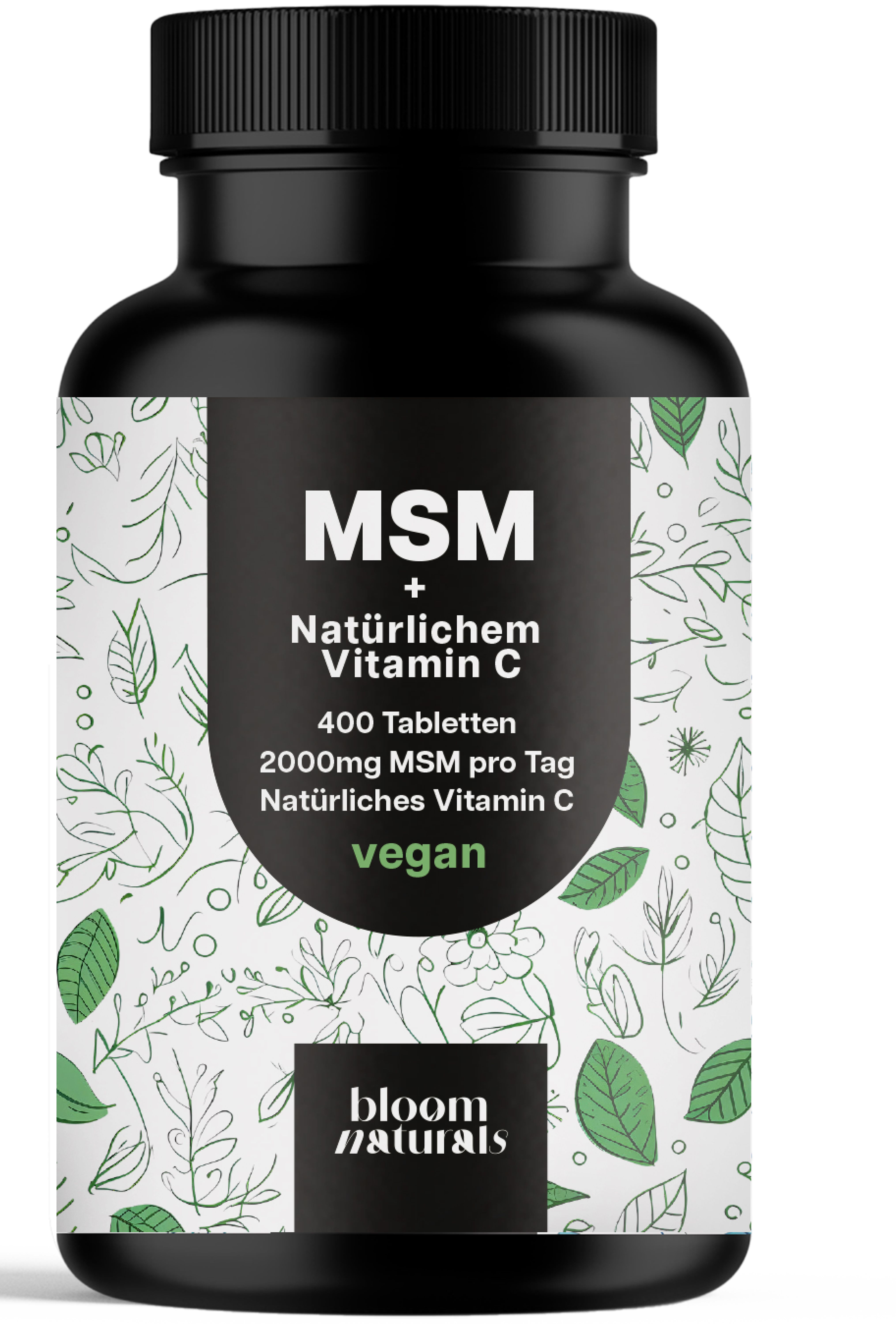 Bloom Naturals MSM Tabletten 2000 mg