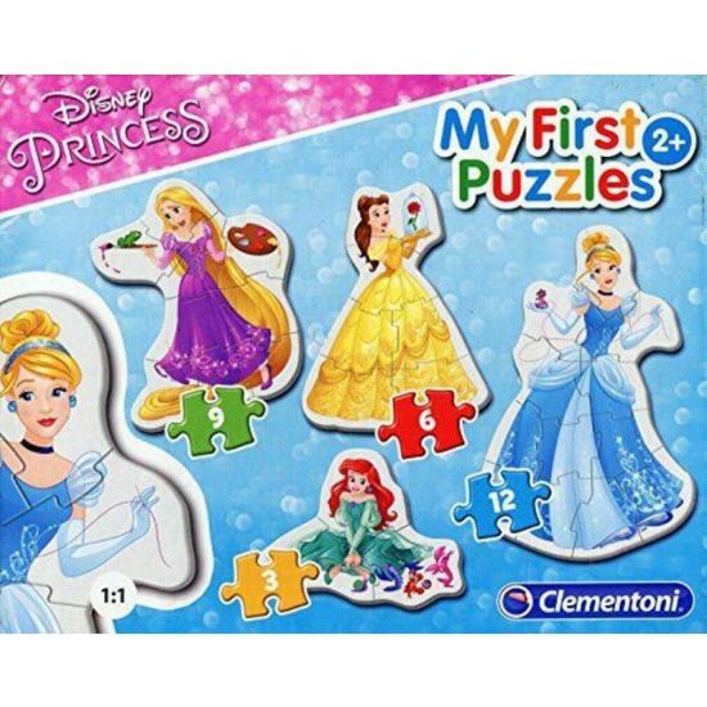 Disney Prinzessin Mein erstes Puzzle 3-6-9-12tlg.