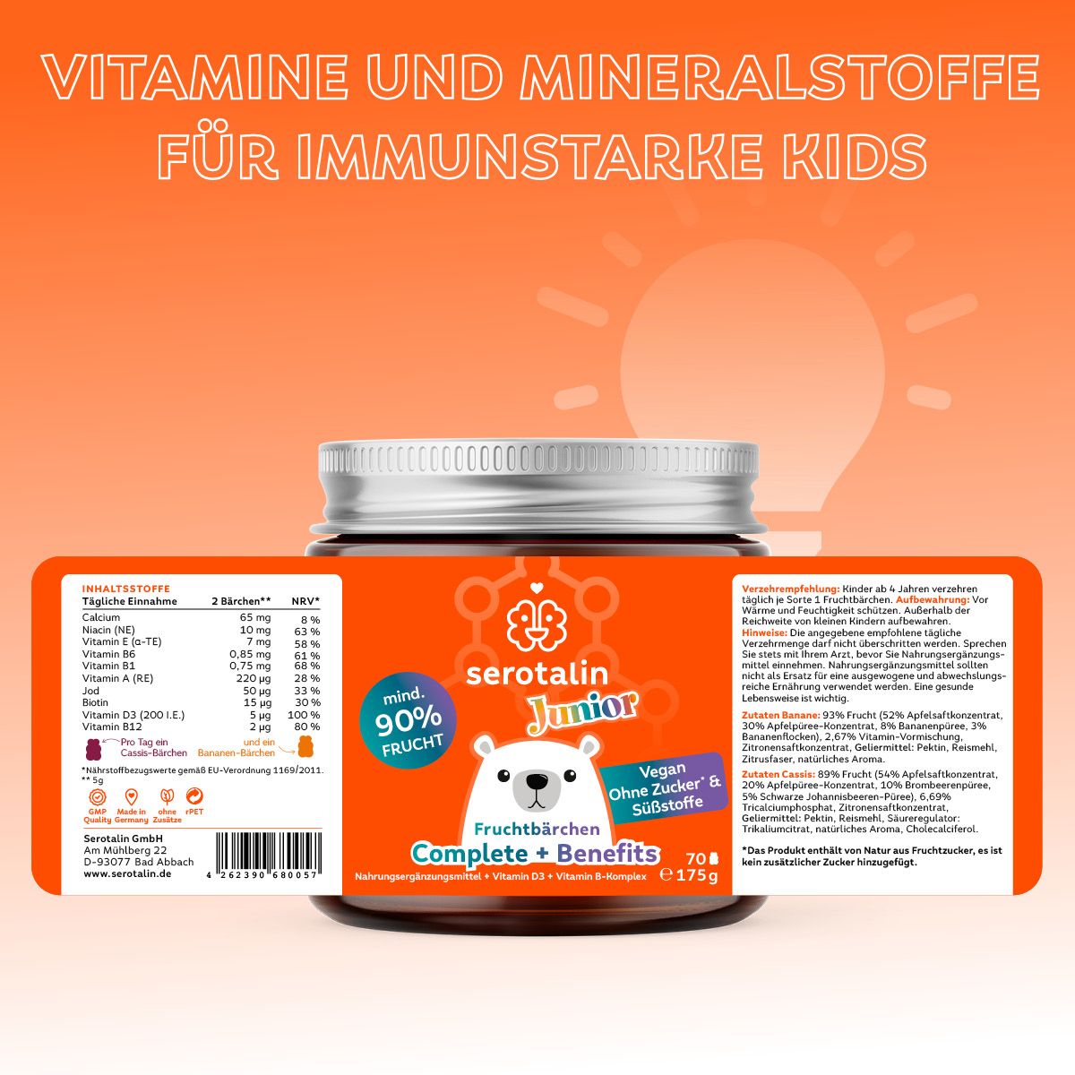 serotalin® JUNIOR Fruchtbärchen