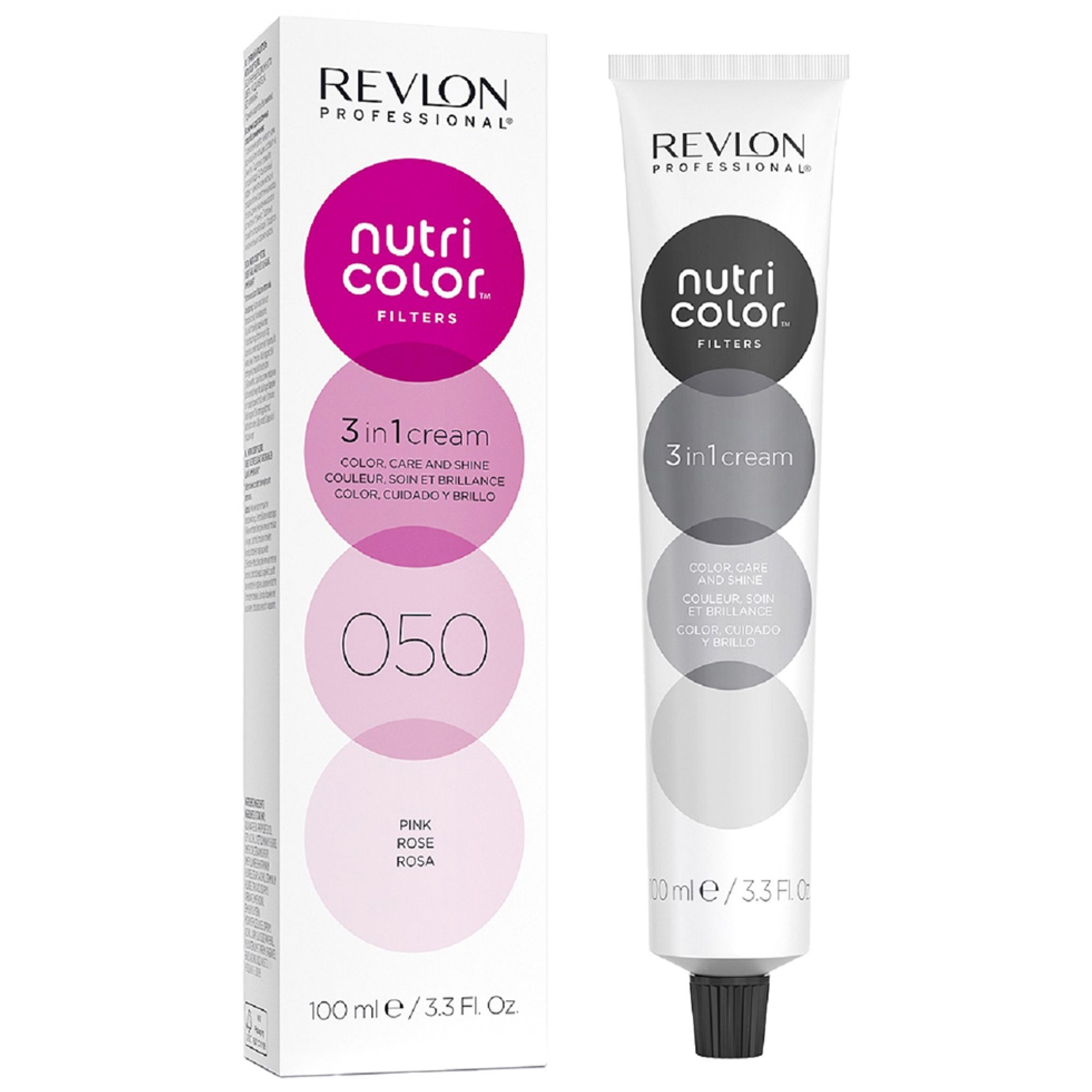 Revlon Professional Nutri Color Filters 3in1 Pflege zur Repigmentierung 050 Rosa 5,2x3,4x19,5 cm Creme