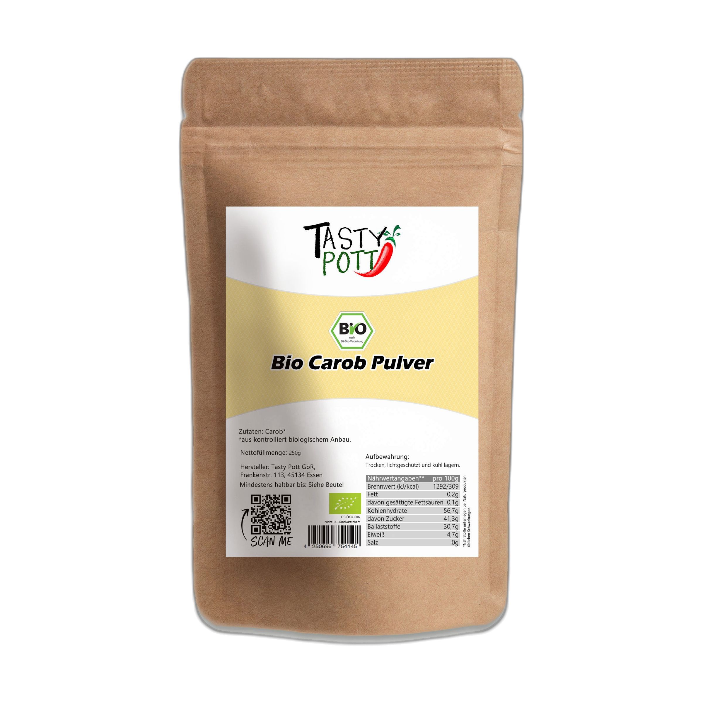 Tasty-Pott Tasty Pott Bio Carob Pulver 1000 g