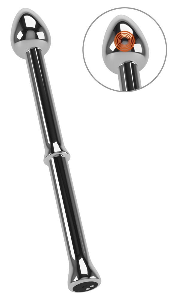 Rebel - Vibrating Prostata Stimulator: Metal Milking Stick 1 St